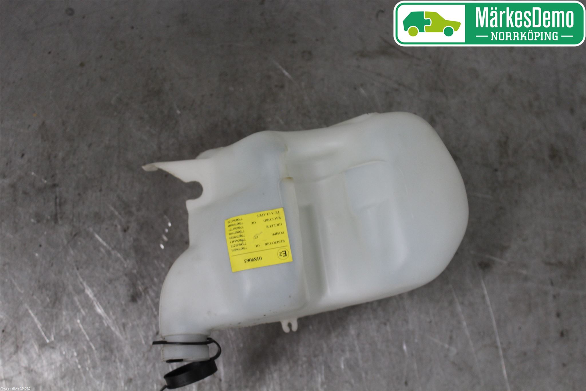 Renault CLIO    91-96 Spolartank Strålkastare