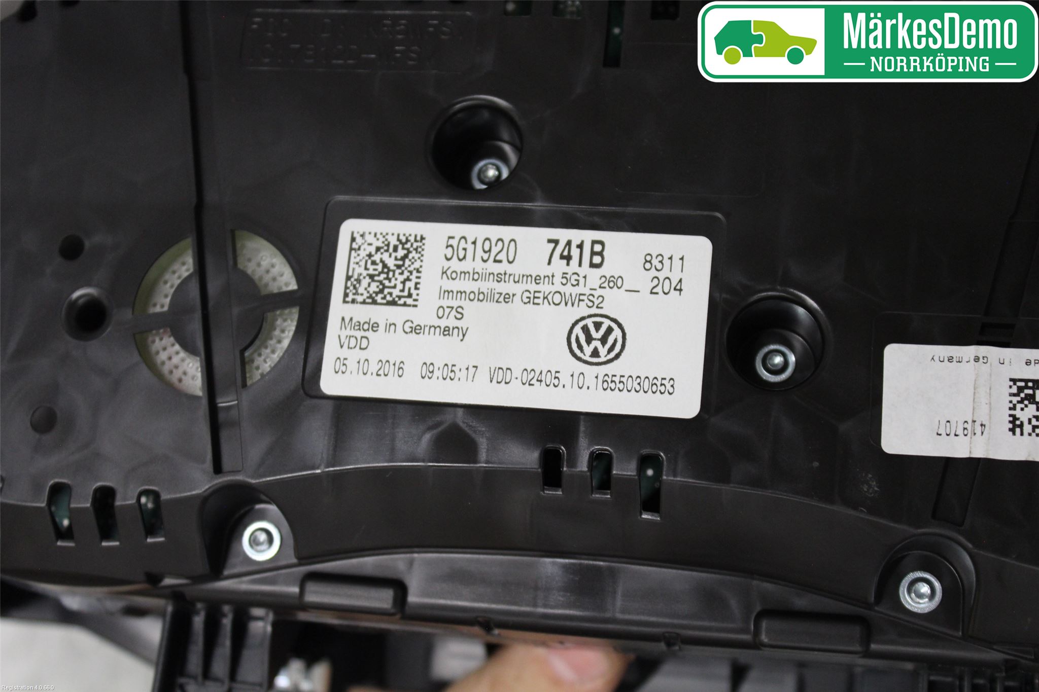 Volkswagen VW GOLF / E-GOLF VII 13-20 Instrument Komb