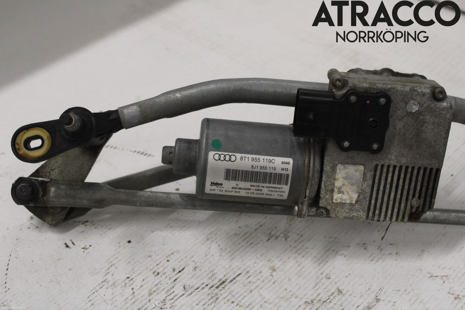 Audi A5 07-16 Torkarmekanism Vindruta