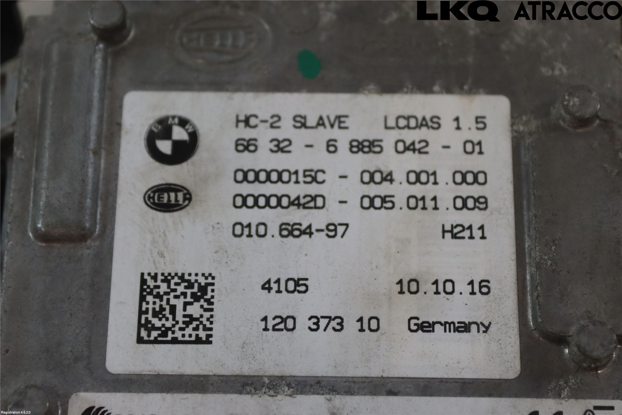 BMW 5 F10/F11/F18 09-17 Sensor Aktivt Kollisionsskydd