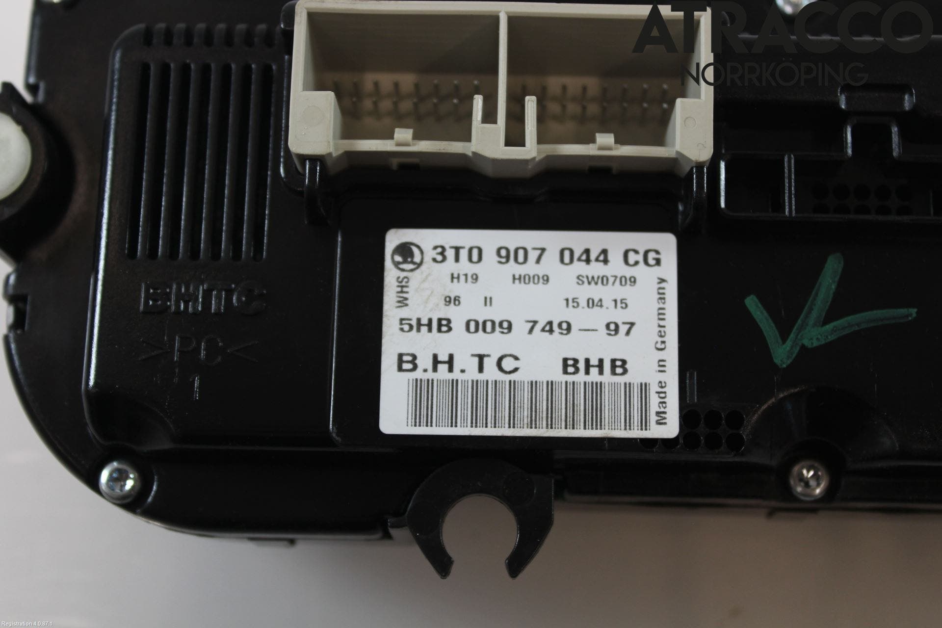 Skoda YETI Värmereglage