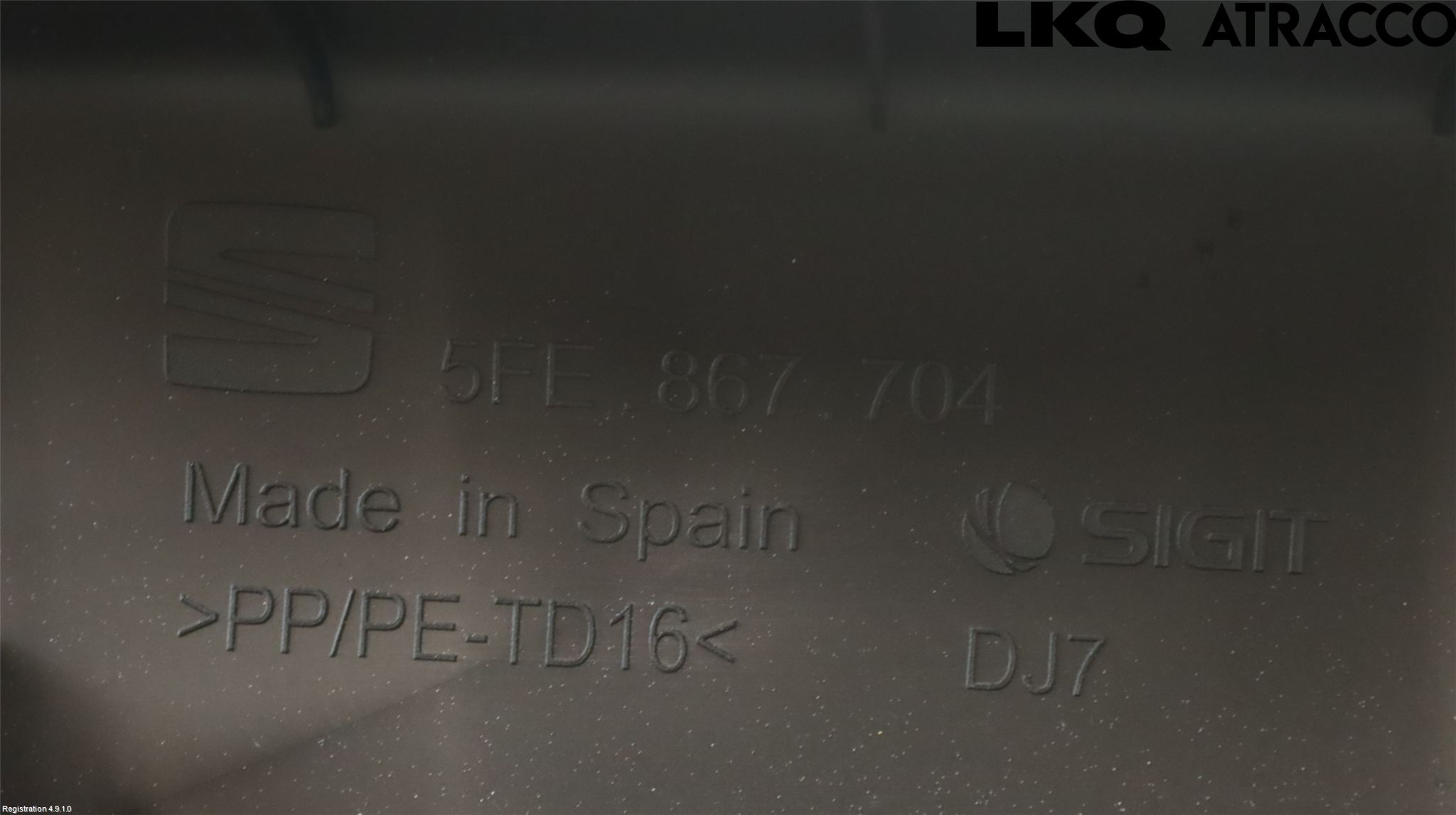 Seat LEON 20- Inredning Bakluckeklädsel
