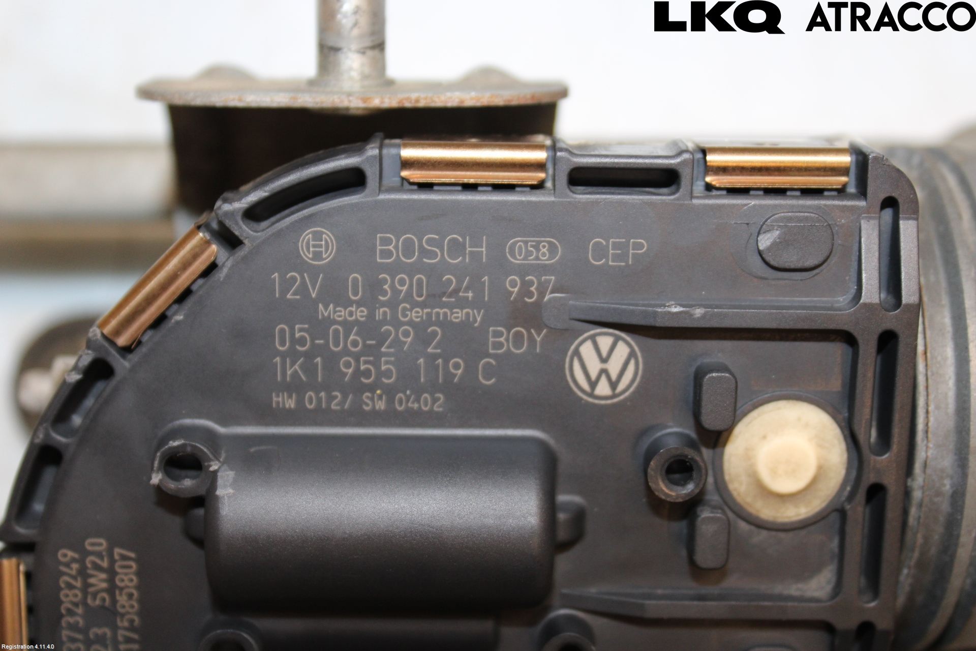 Volkswagen VW JETTA V 06-10 Torkarmekanism Vindruta