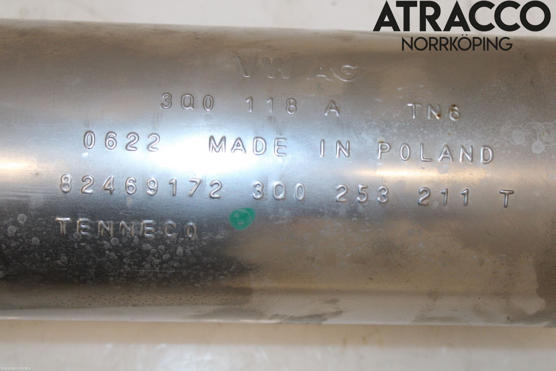 Volkswagen VW PASSAT 20-24 Avgas Mellandämpare