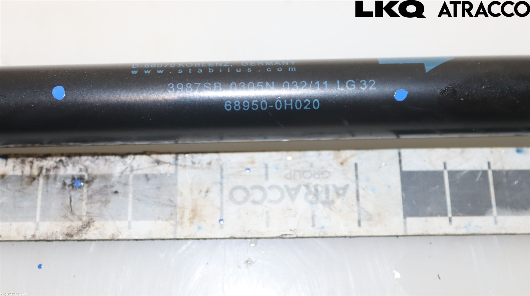 Peugeot 107 Gasfjäder Baklucka