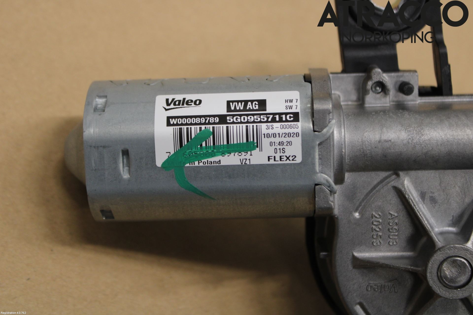 Volkswagen VW POLO VI 18->> Torkarmotor Baklucka