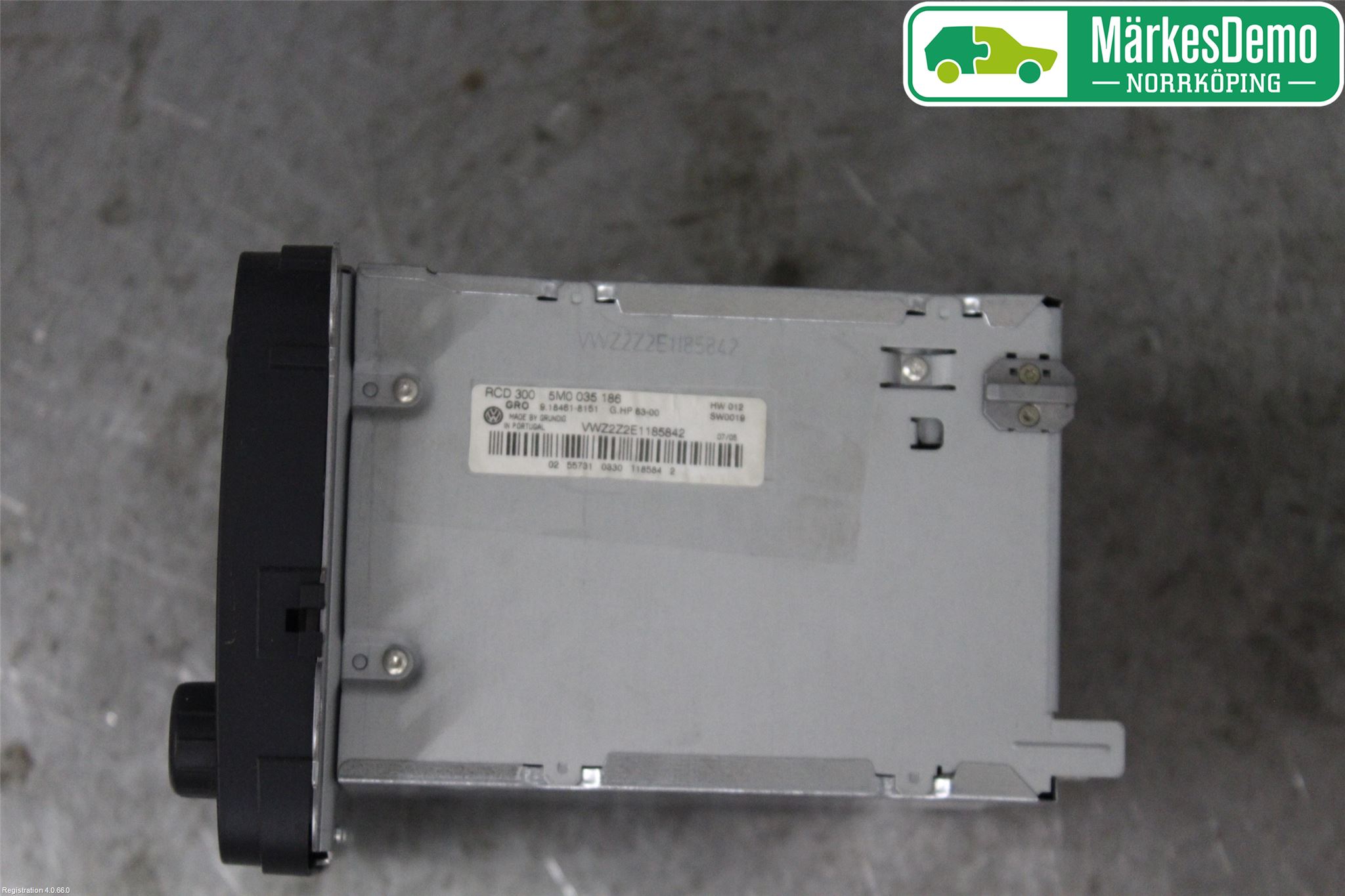 Volkswagen VW GOLF PLUS/CROSS GOLF 04-14 Cd Radio - Multimediapanel