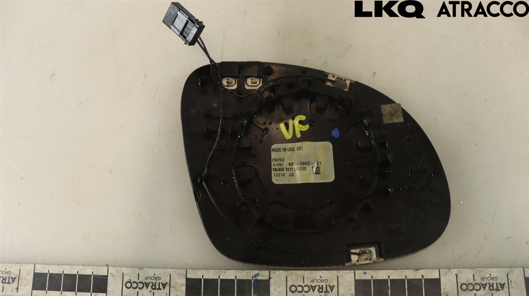 Skoda YETI Spegelglas Vä