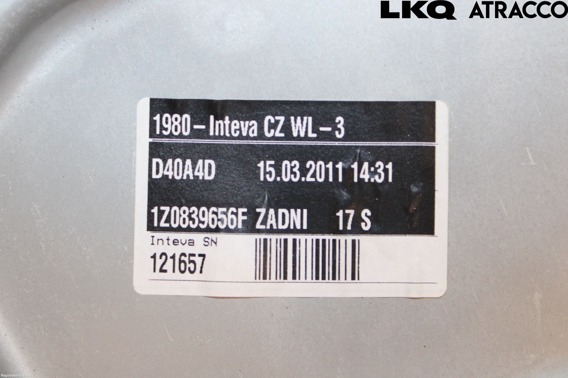 Skoda OCTAVIA (1Z) 05-13 Fönsterhiss El Kompl