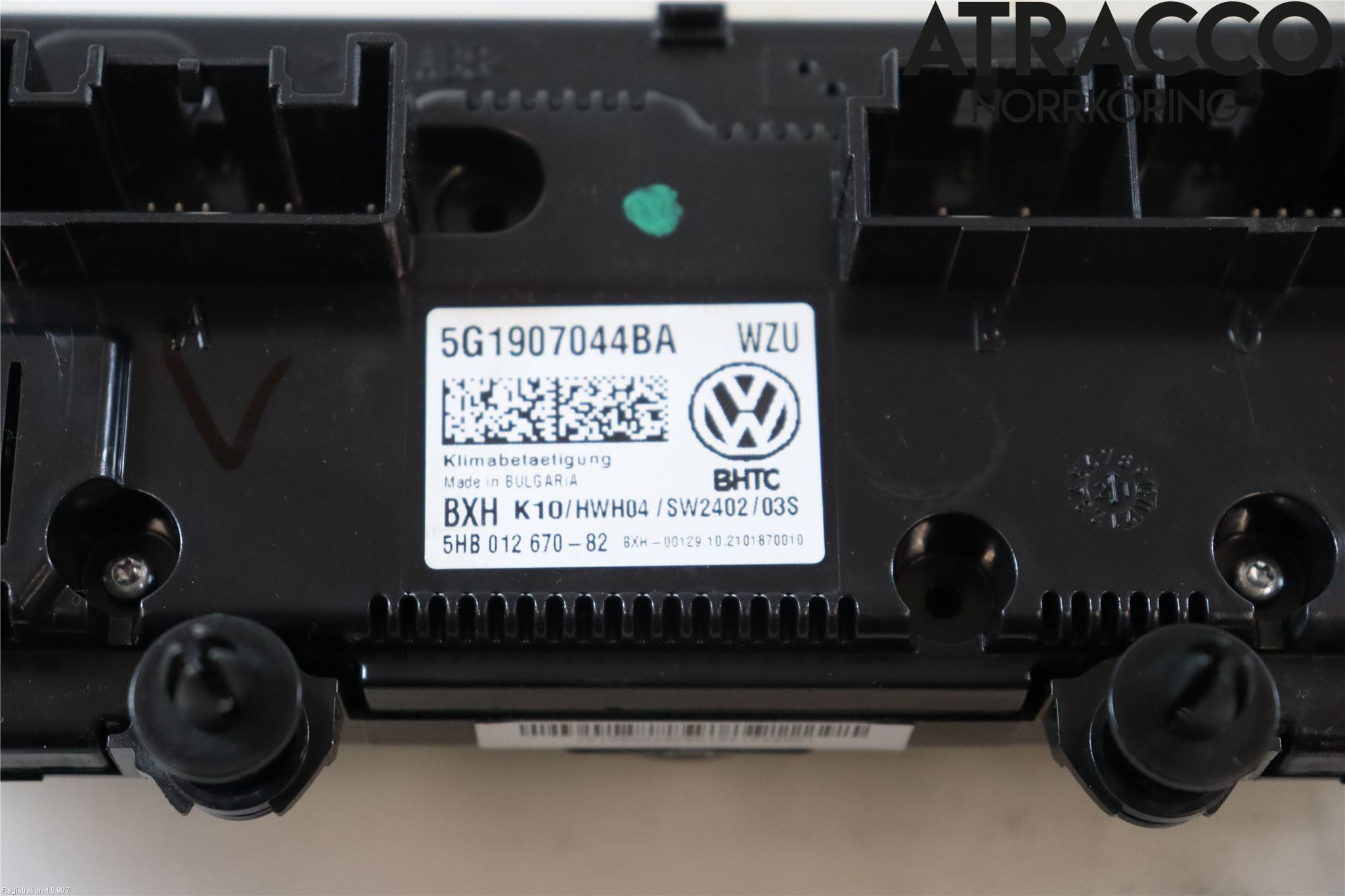 Volkswagen VW T-ROC 18- Värmereglage