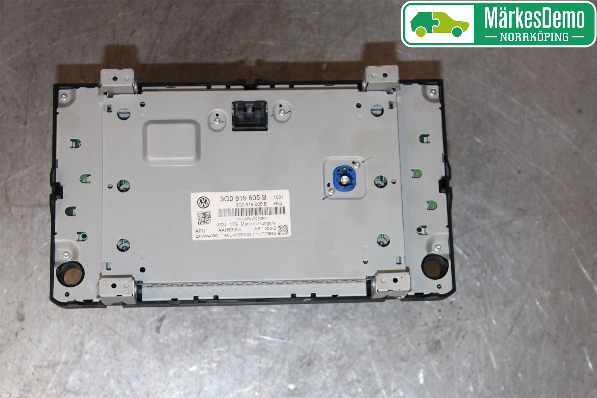 Volkswagen VW PASSAT 15-19 Multifunktionsdisplay