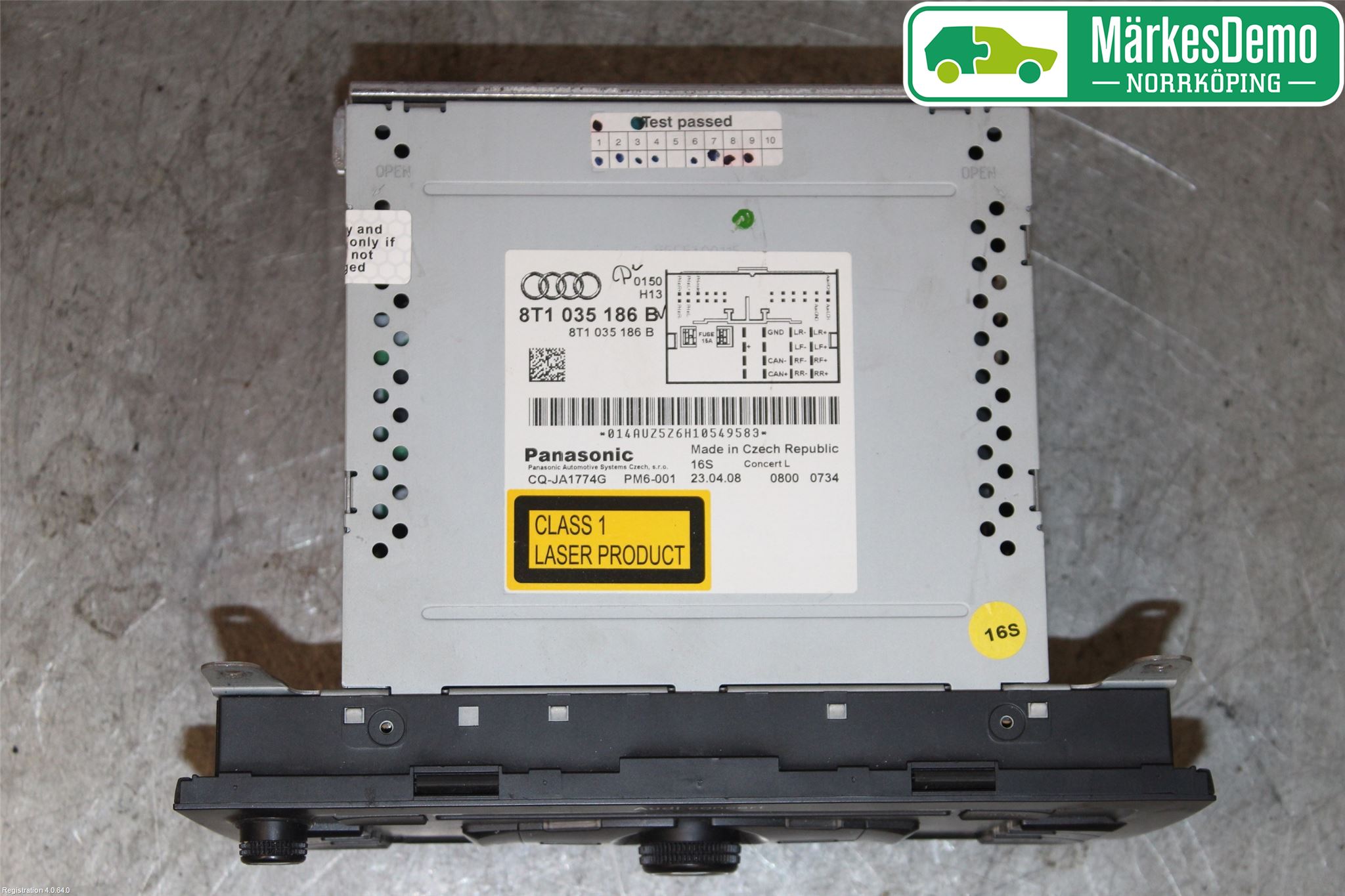 Audi A4/S4 08-11 Cd Radio - Multimediapanel