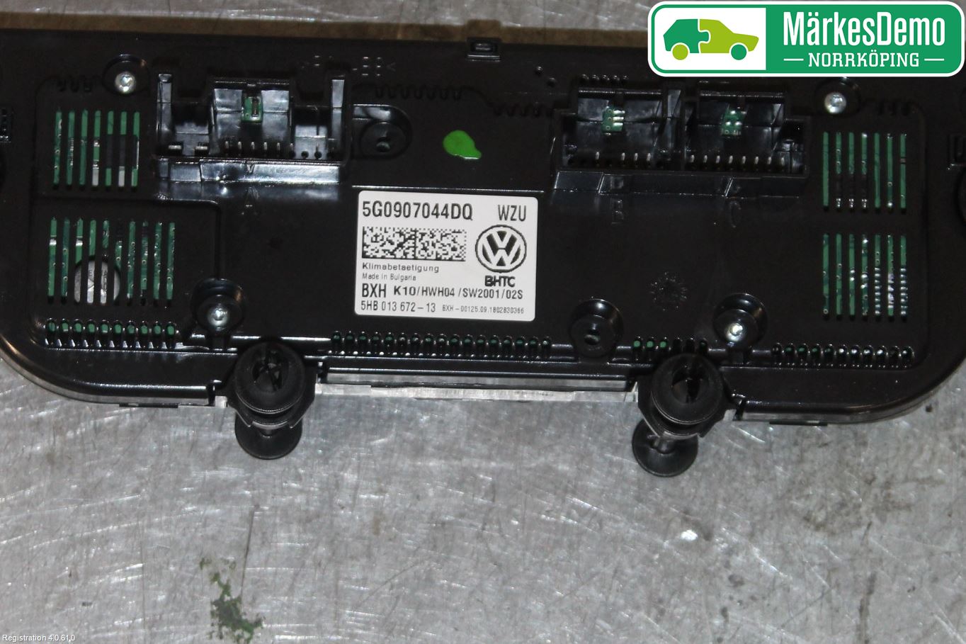 Volkswagen VW PASSAT 15-19 Värmereglage