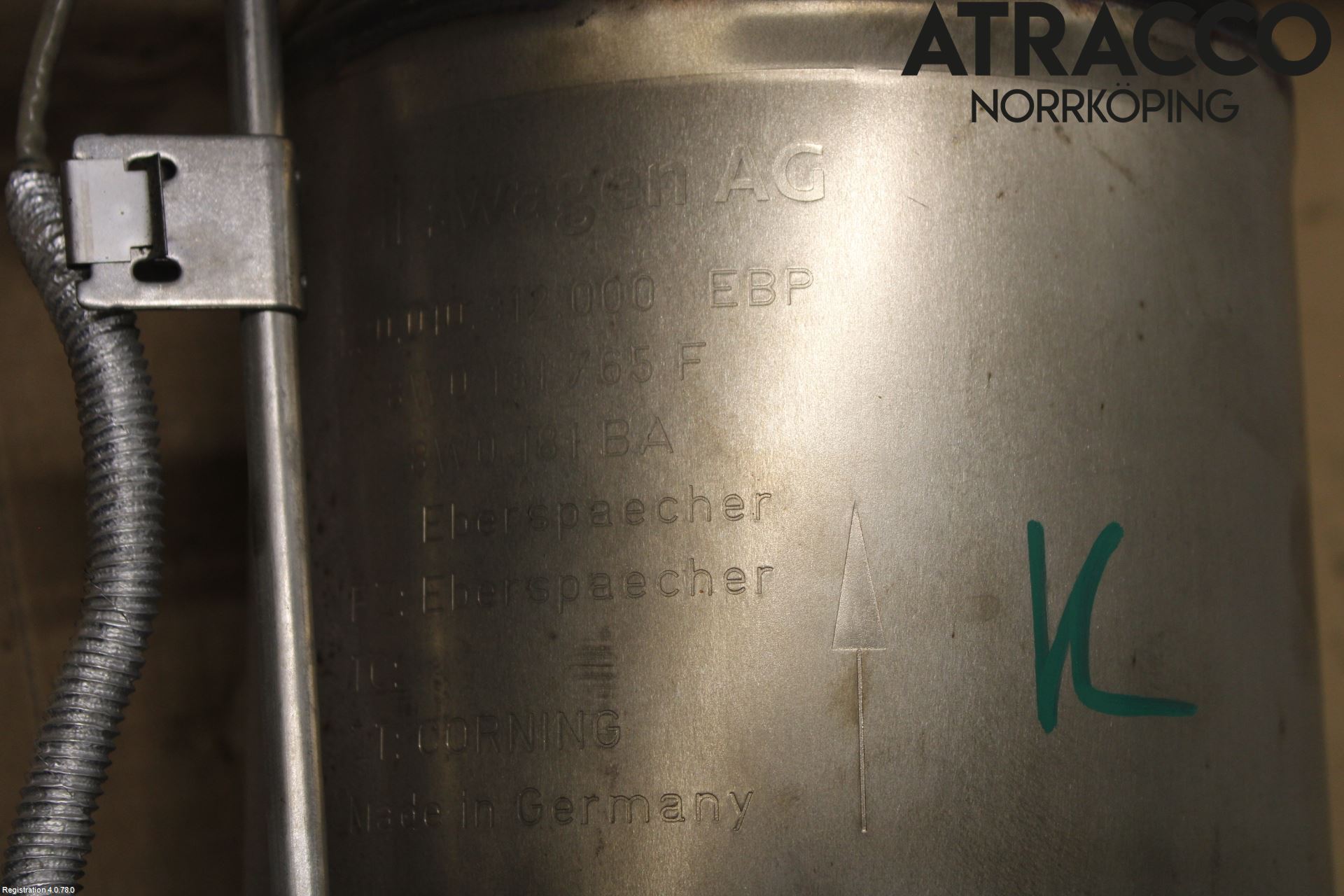 Audi A6 F2/C8 19- Avgas Partikelfilter