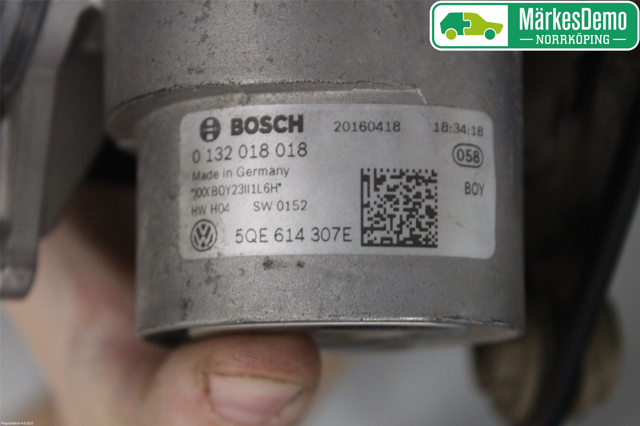 Volkswagen VW PASSAT 15-19 Bromstryckackumulator