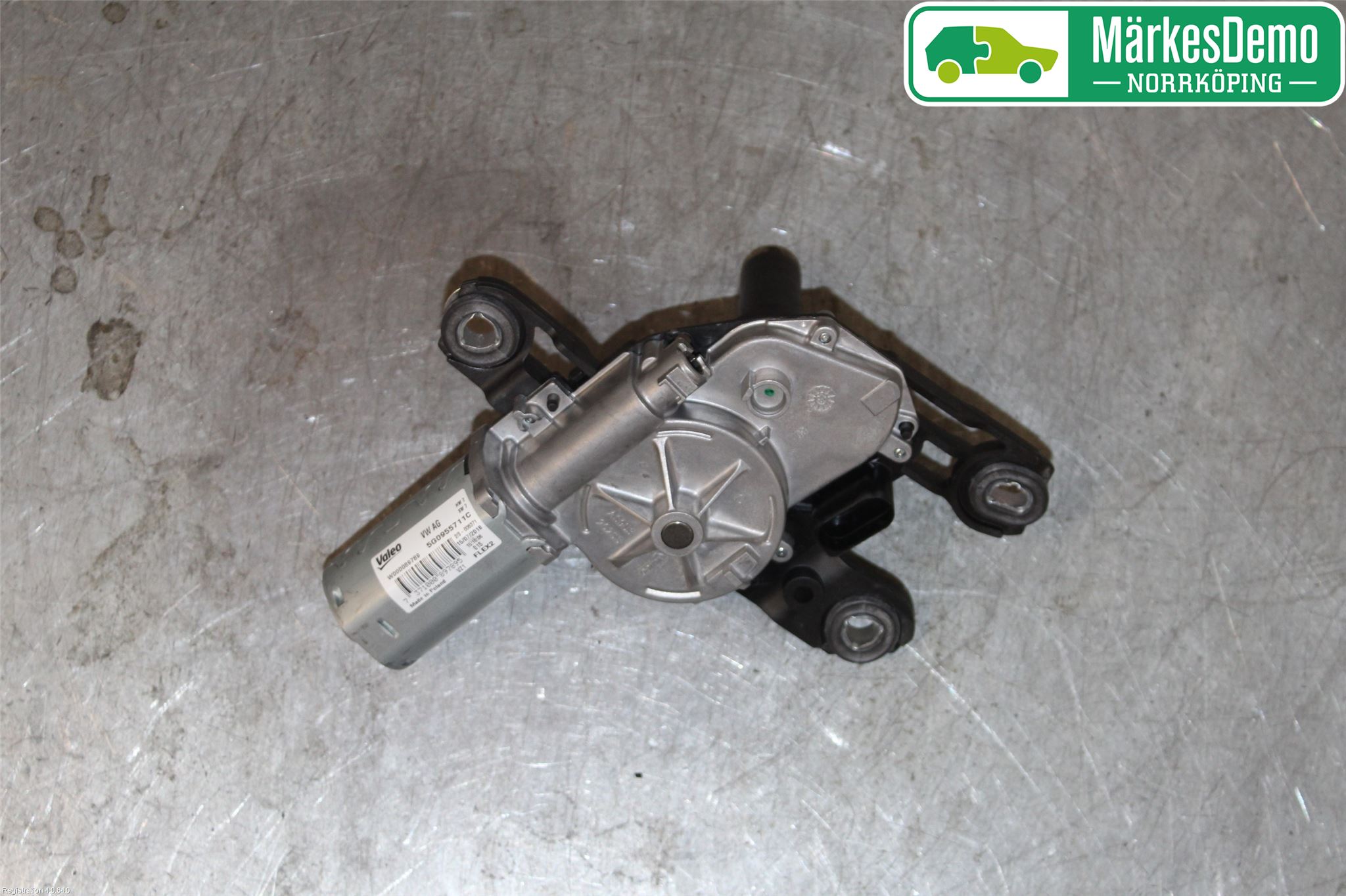 Volkswagen VW GOLF / E-GOLF VII 13-20 Torkarmotor Baklucka