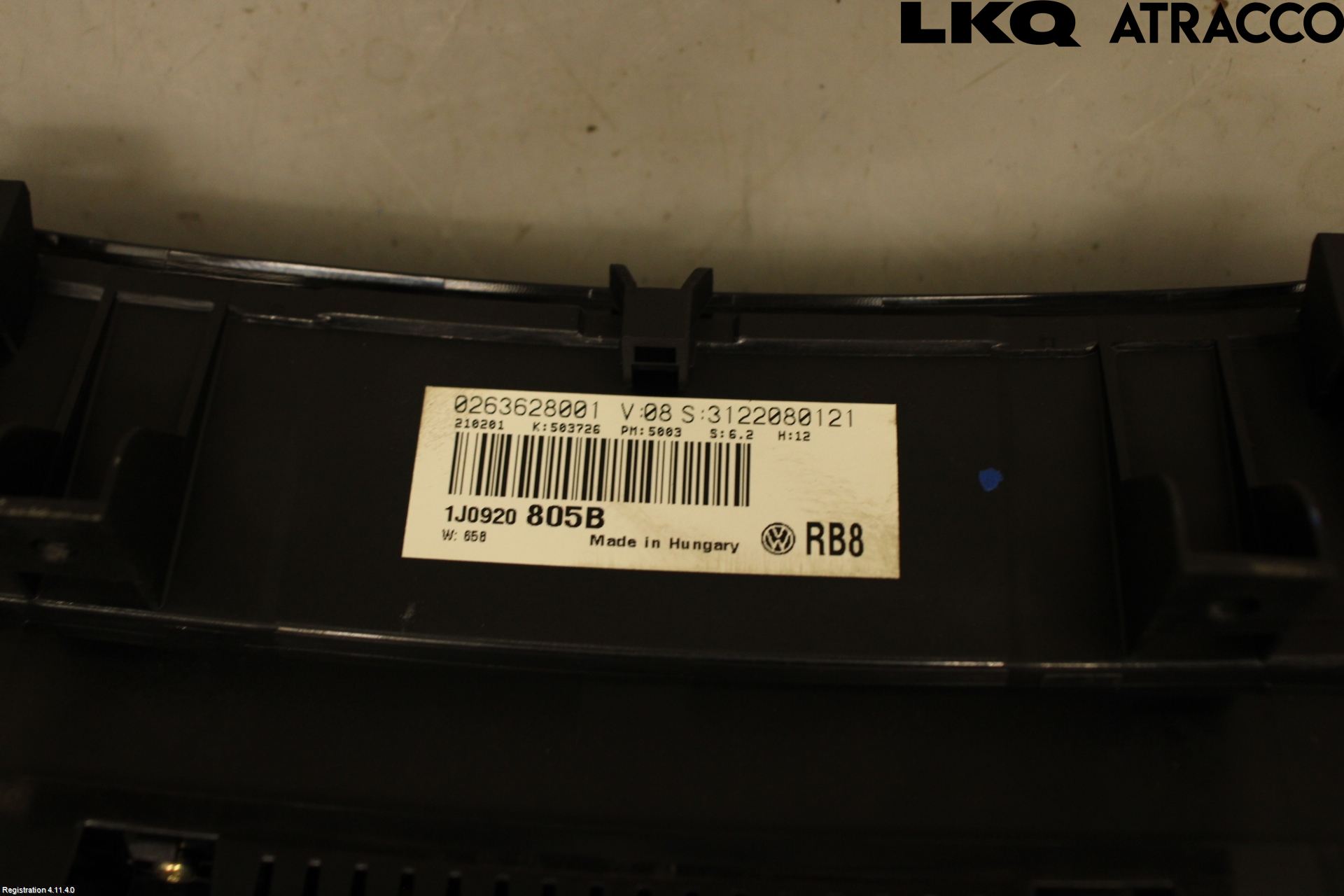 Volkswagen VW GOLF IV 98-06 Instrument Komb