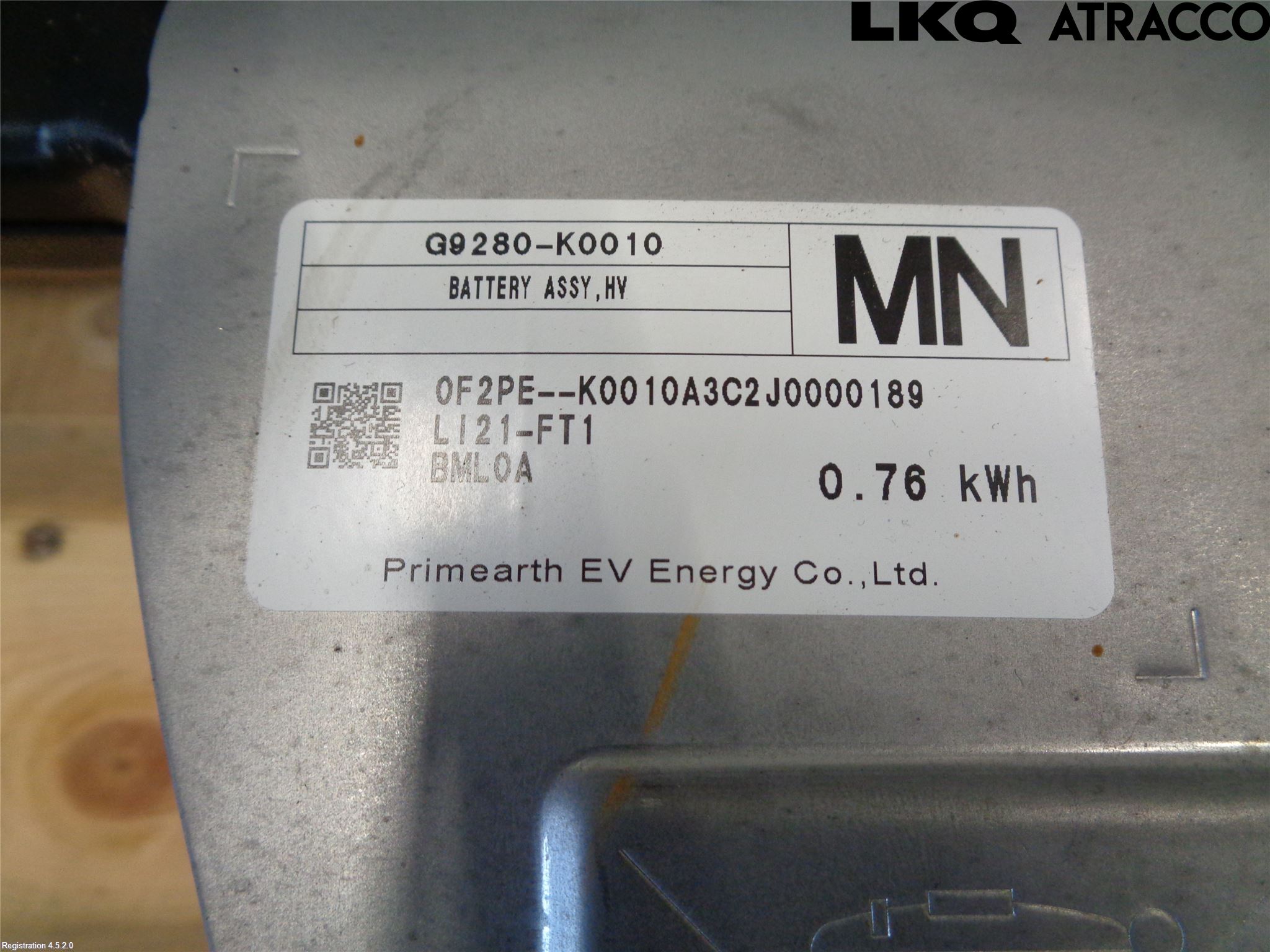Toyota YARIS XP21 20- Batteri Högspänning