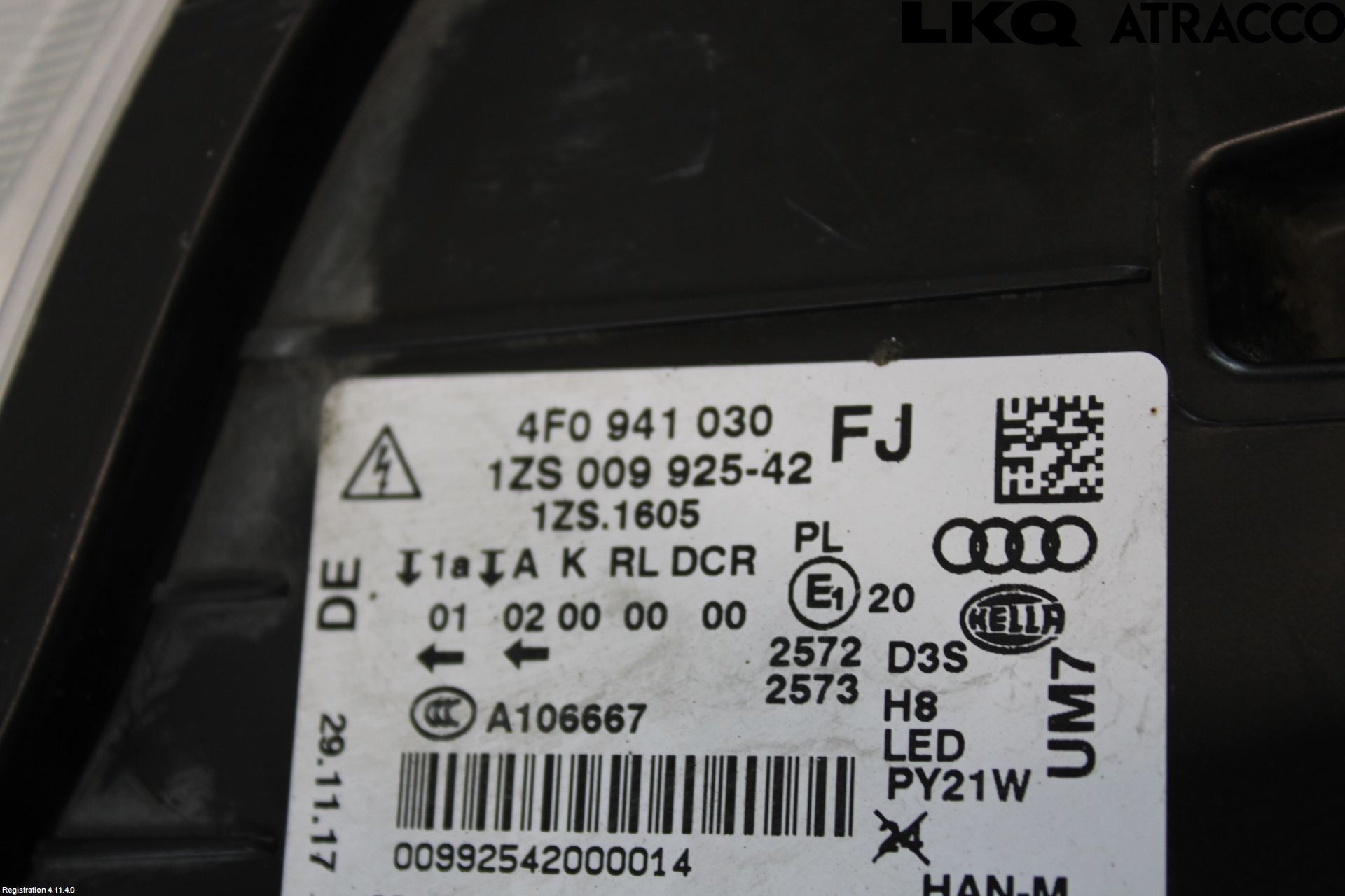 Audi A6/S6     05-11 Strålkastare Höger