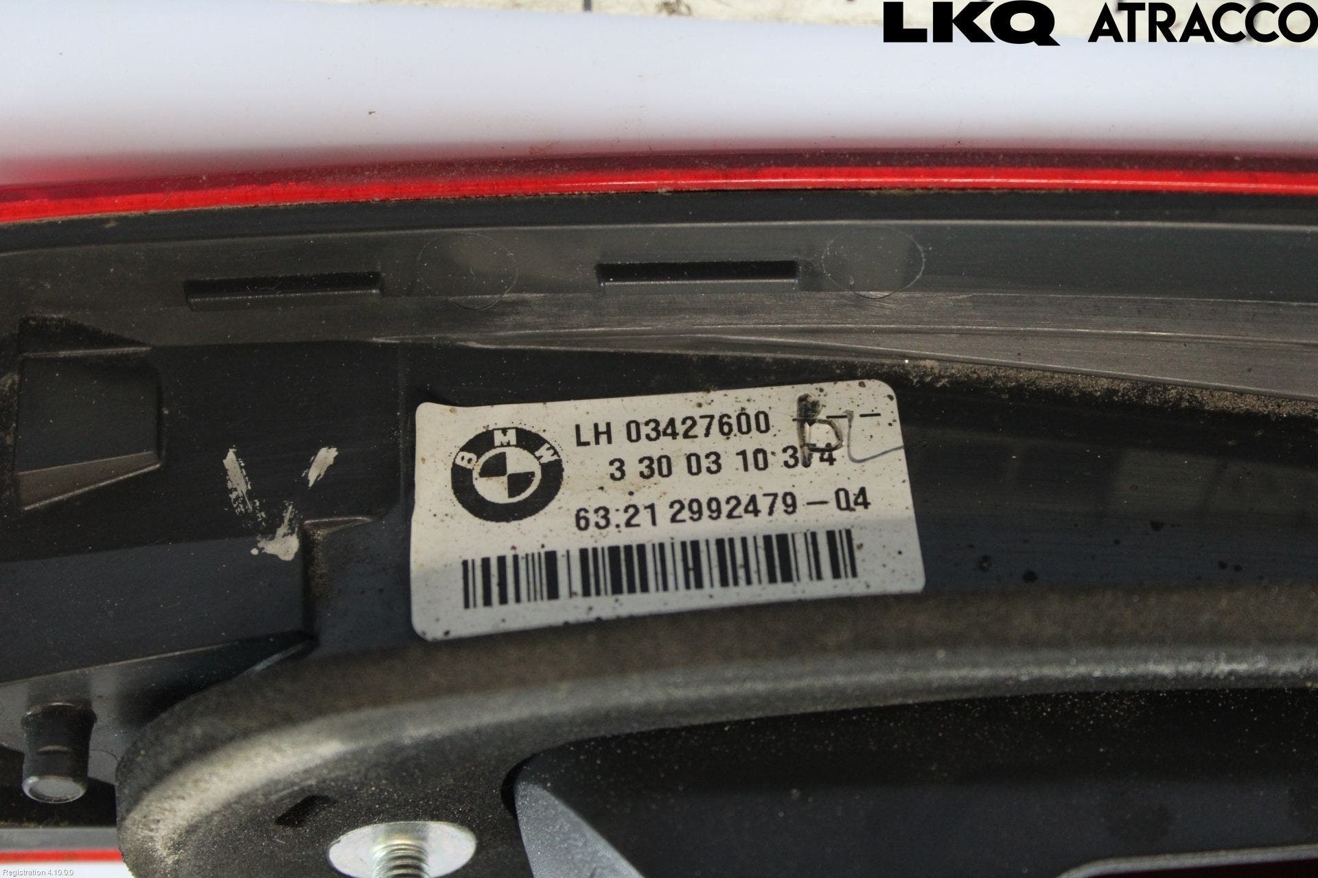 BMW X1 E84 10-15 Bakljus Lucka Vä