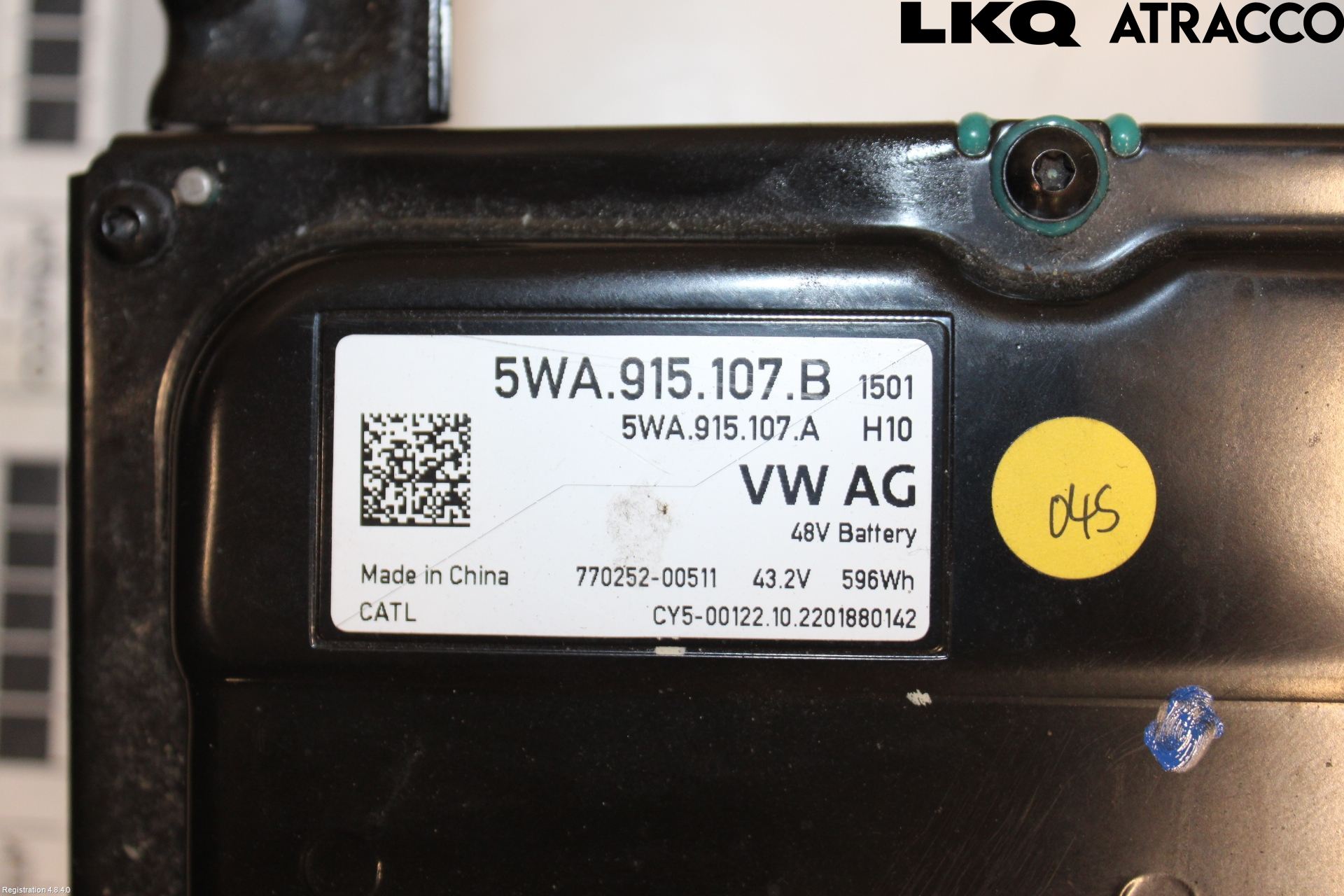 Volkswagen VW GOLF / E-GOLF VIII 20- Batteri Högspänning