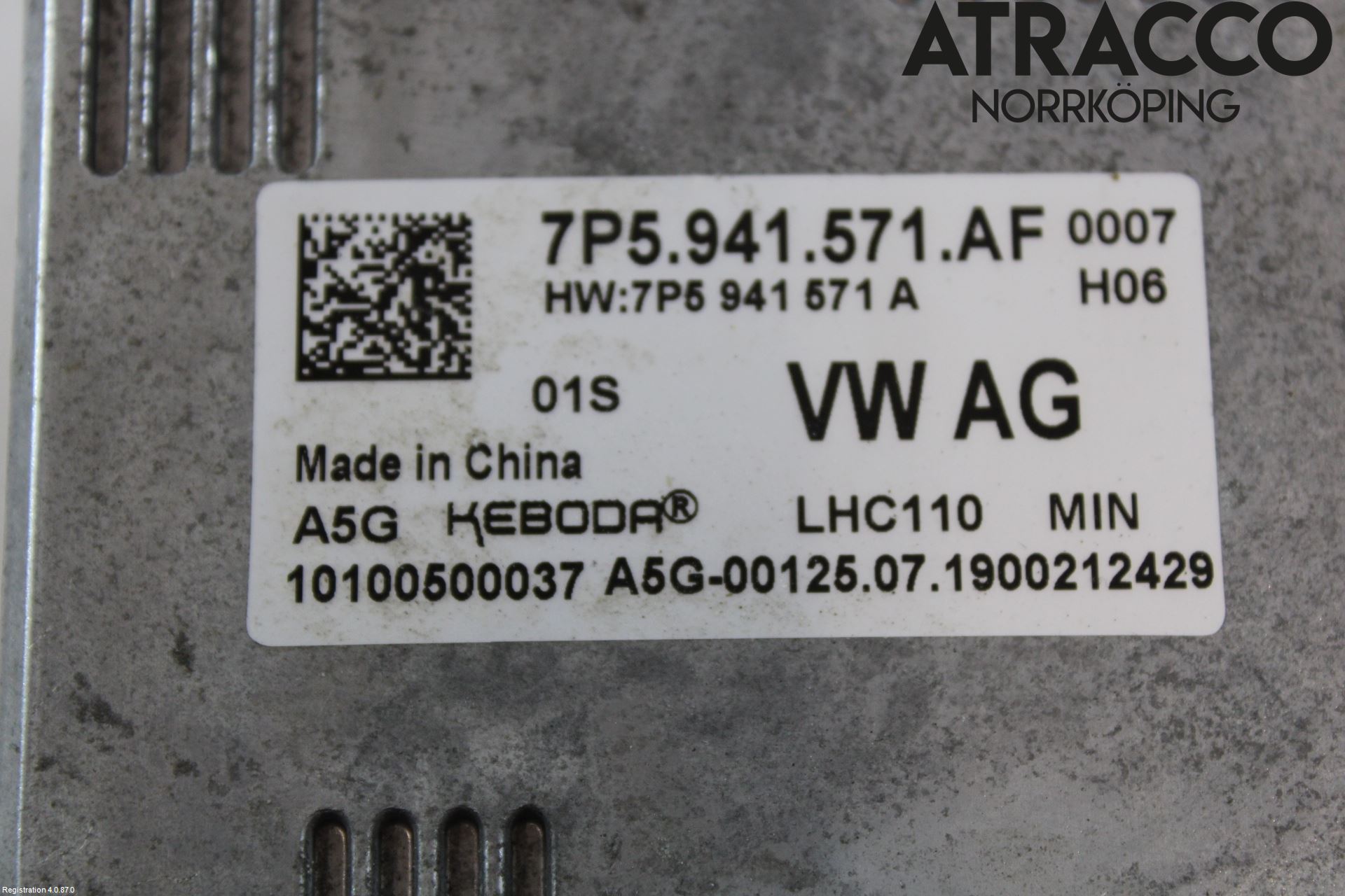 Volkswagen VW TIGUAN 16-24 Styrenhet Strålkastare