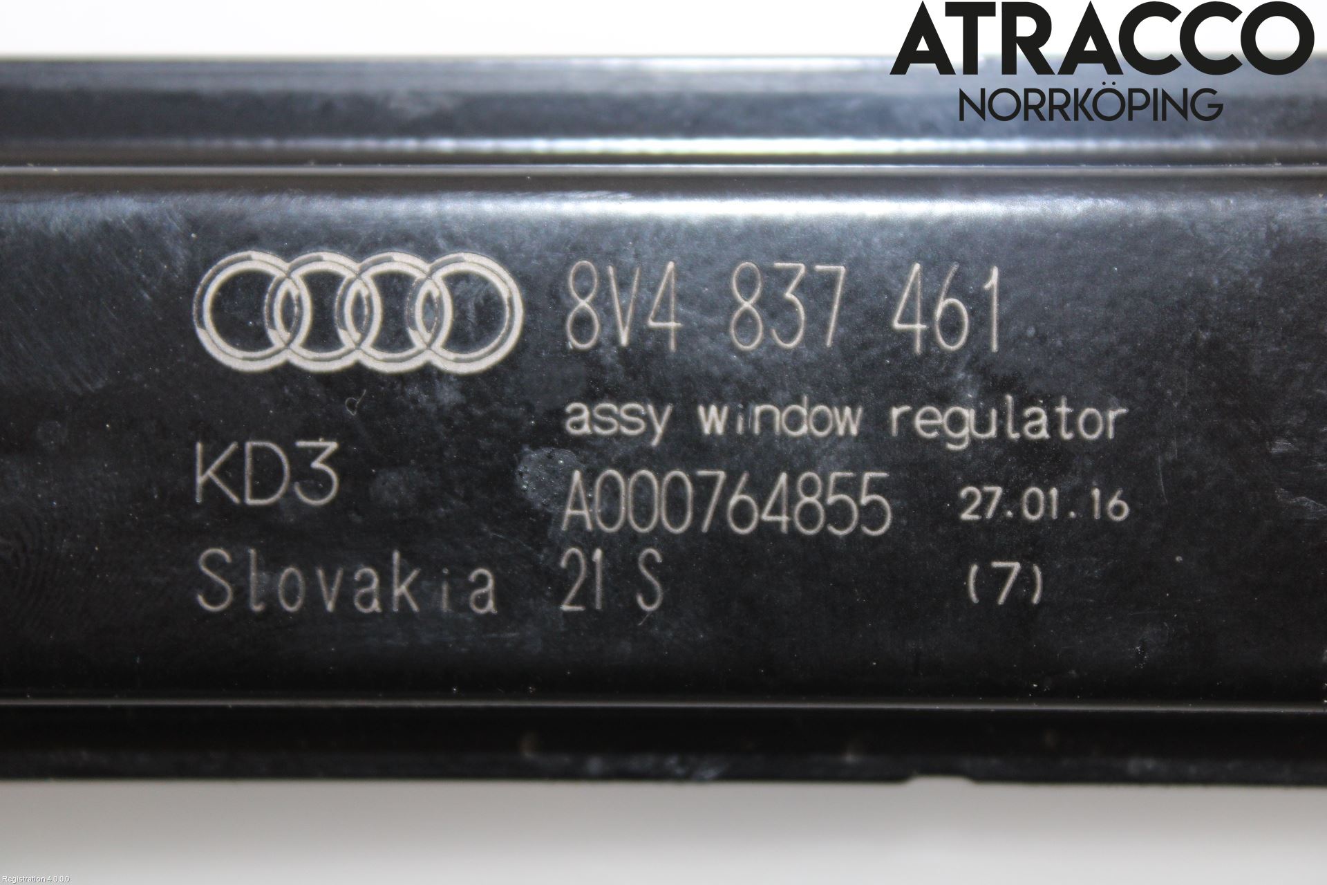 Audi A3/S3 8V 13-20 Fönsterhiss El Kompl