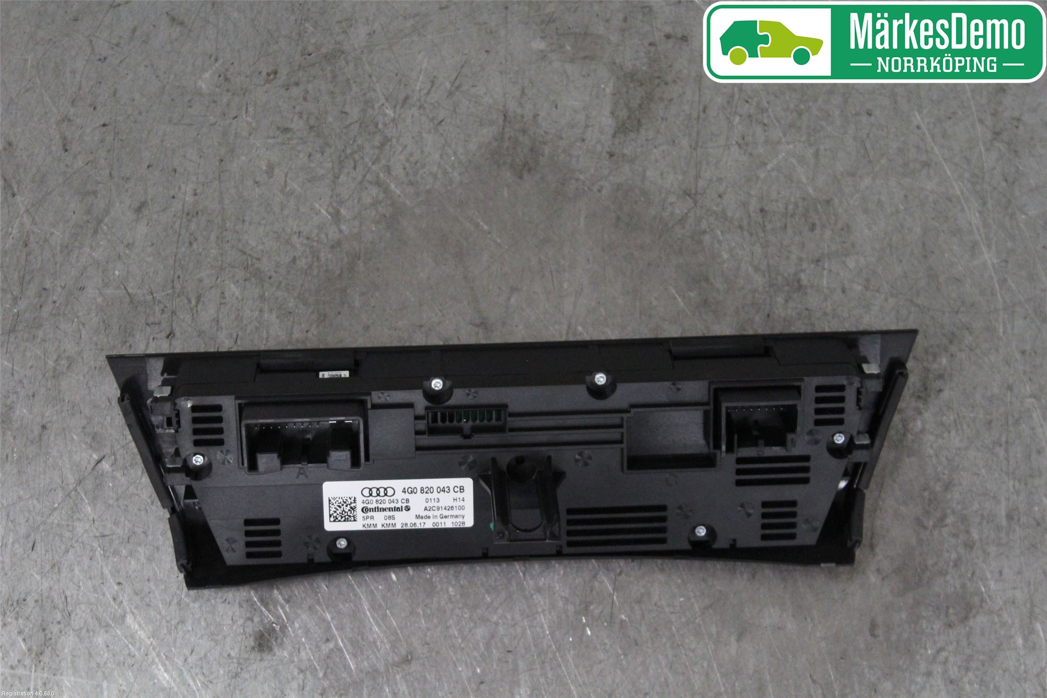 Audi A6/S6 4G 11-18 Värmereglage