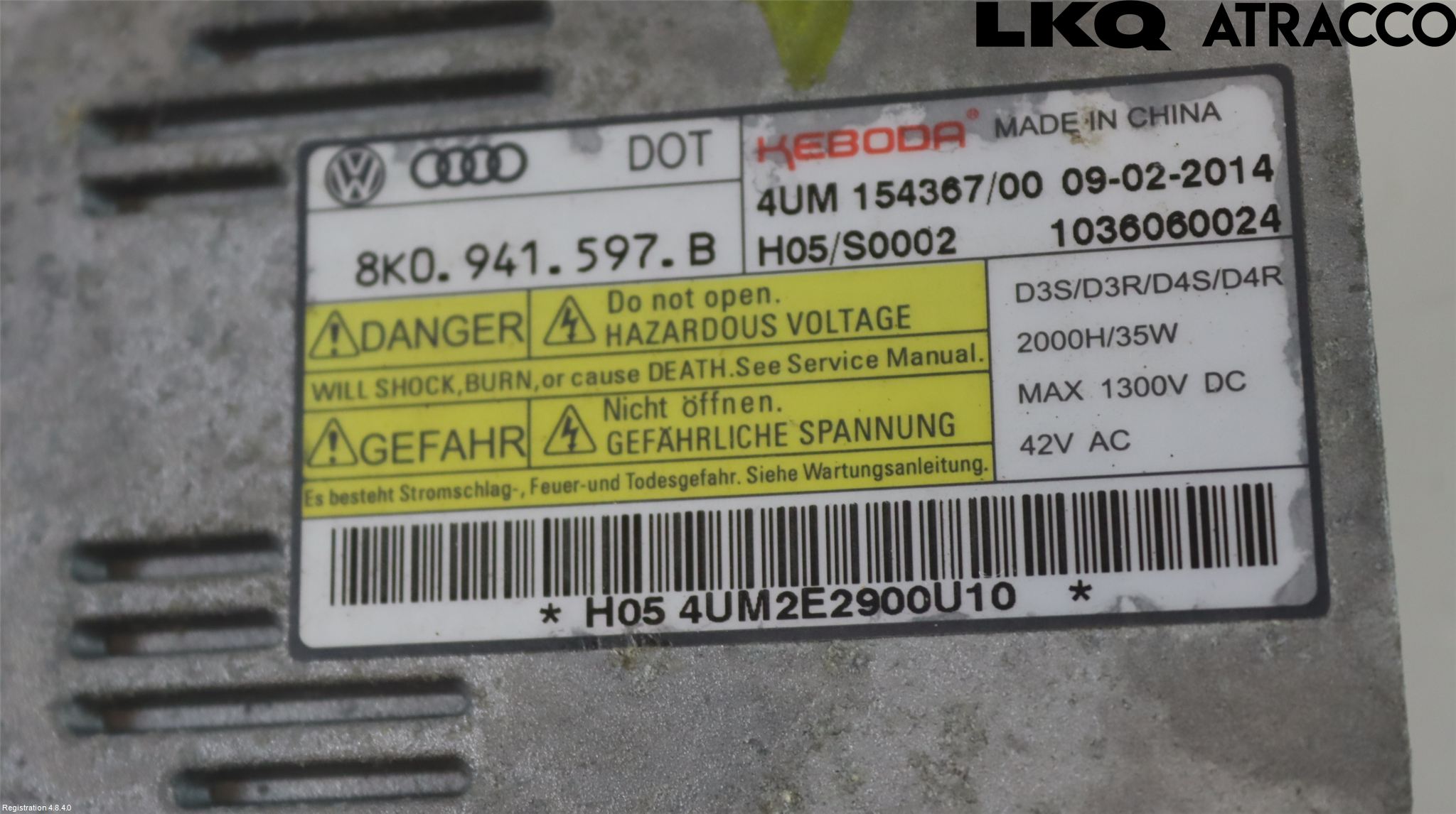Volkswagen VW PASSAT 11-14 Styrenhet Strålkastare