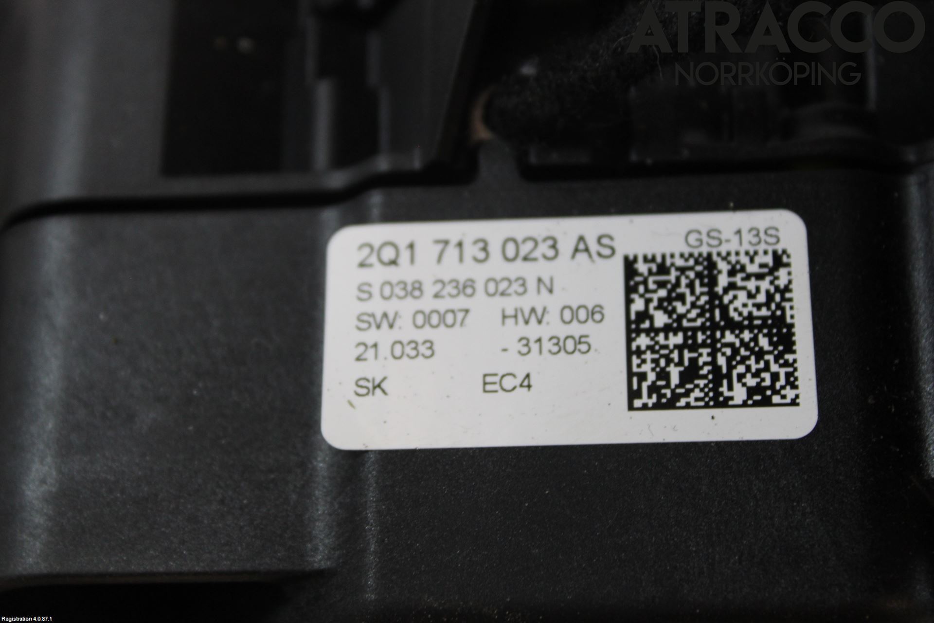 Skoda SCALA 19- Växelspak