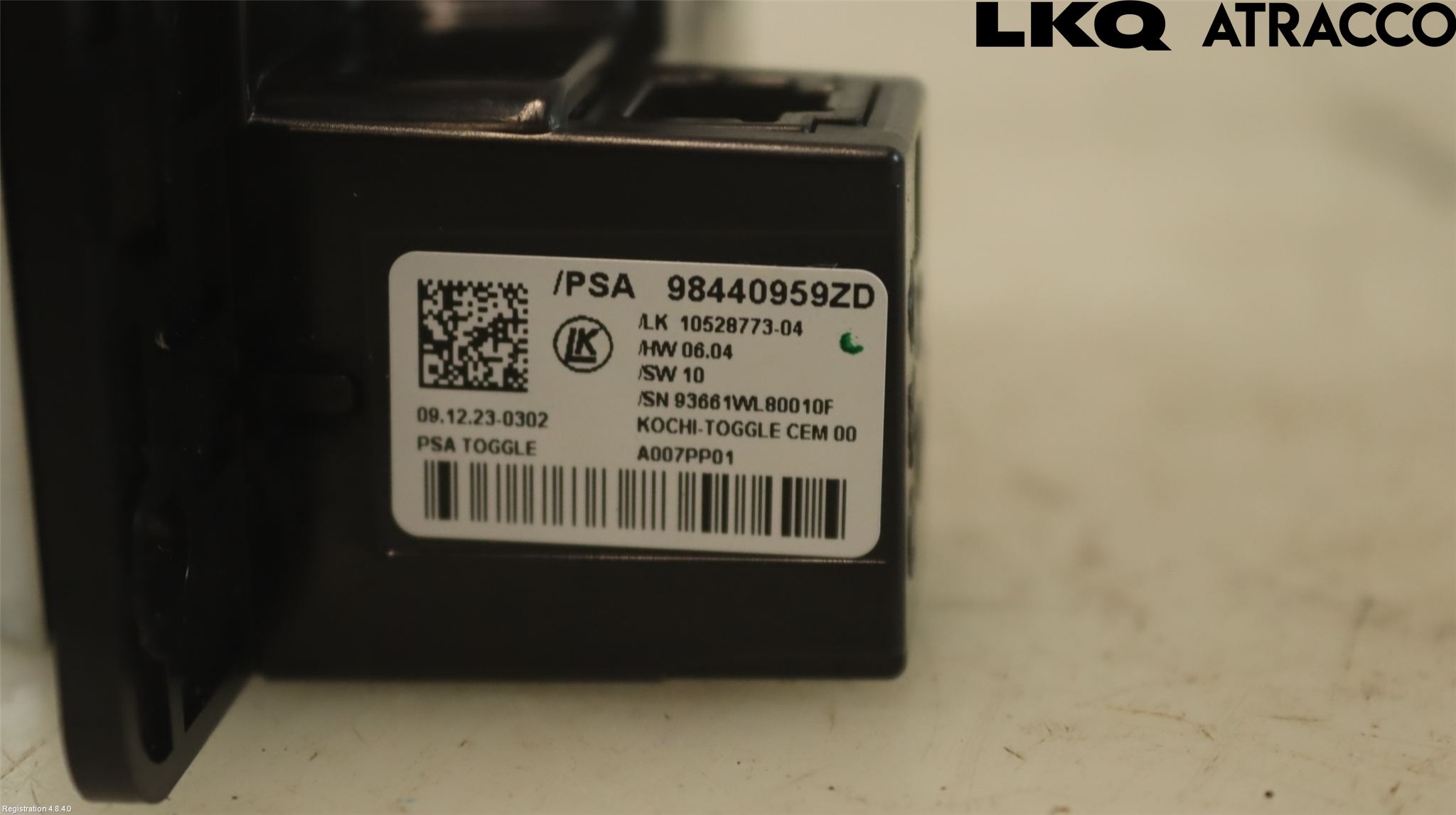 Opel ASTRA L 22- Växelspak