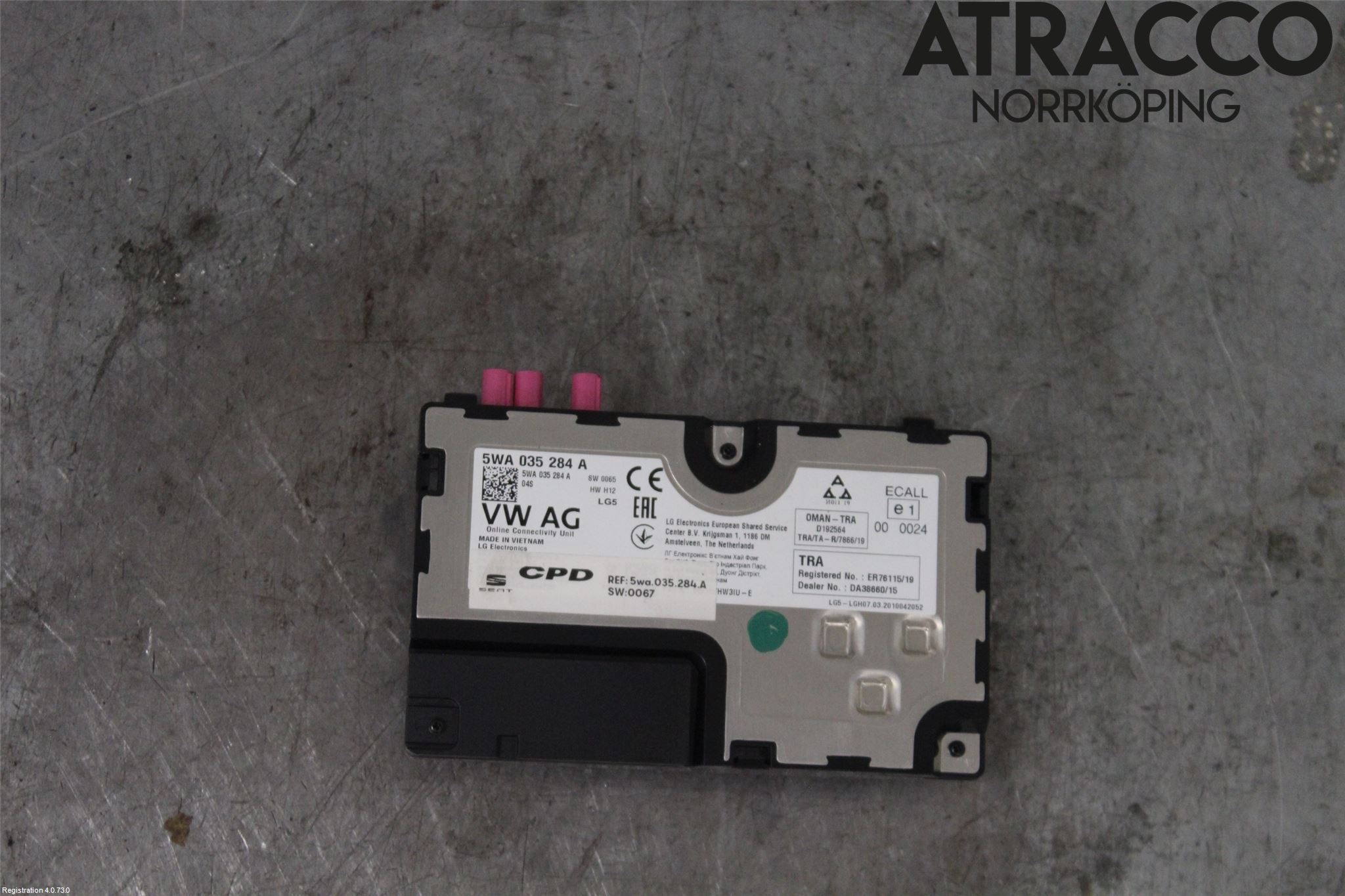 Seat LEON 20- Styrenhet Övrigt