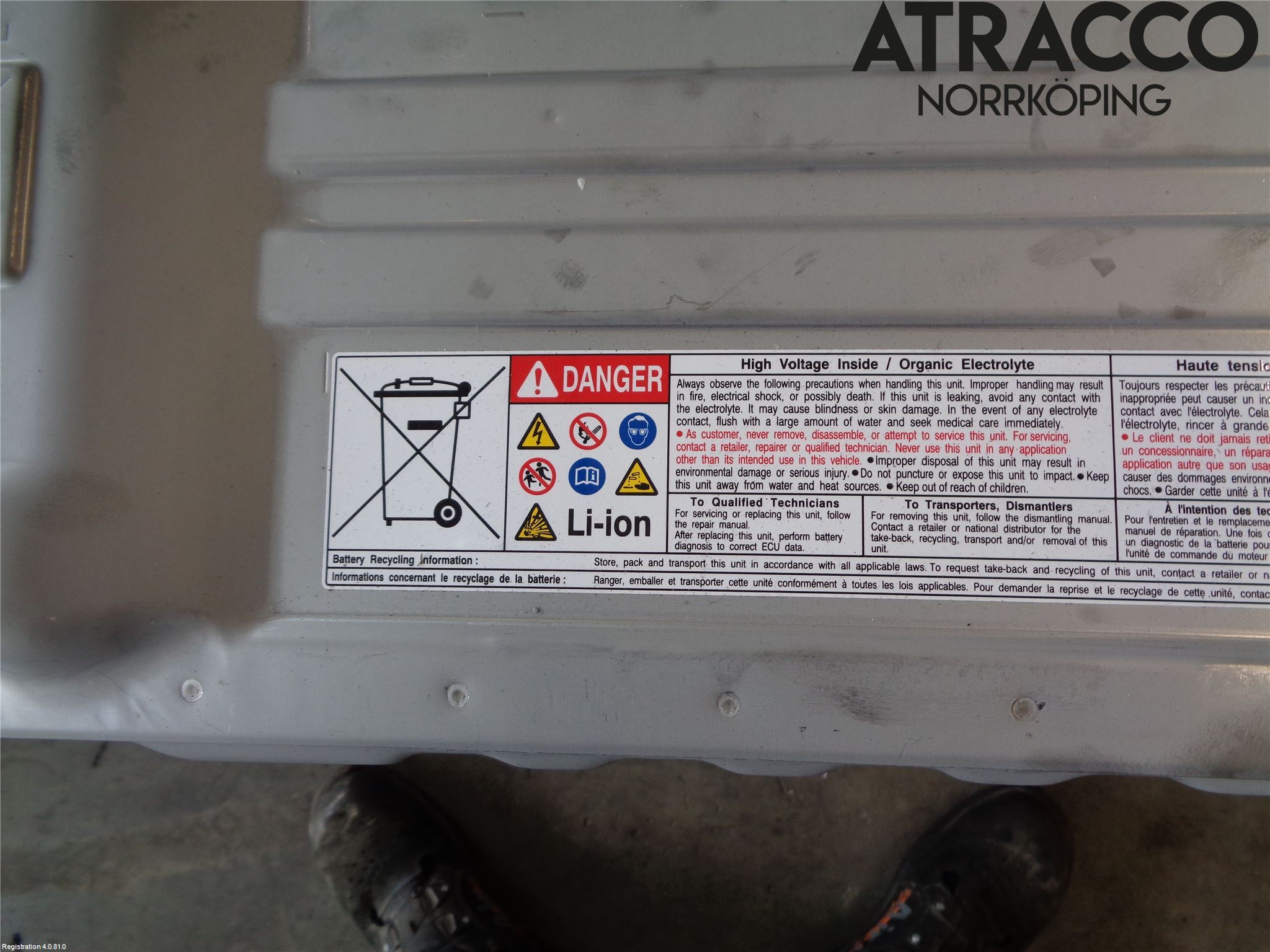 Toyota YARIS XP21 20- Batteri Högspänning