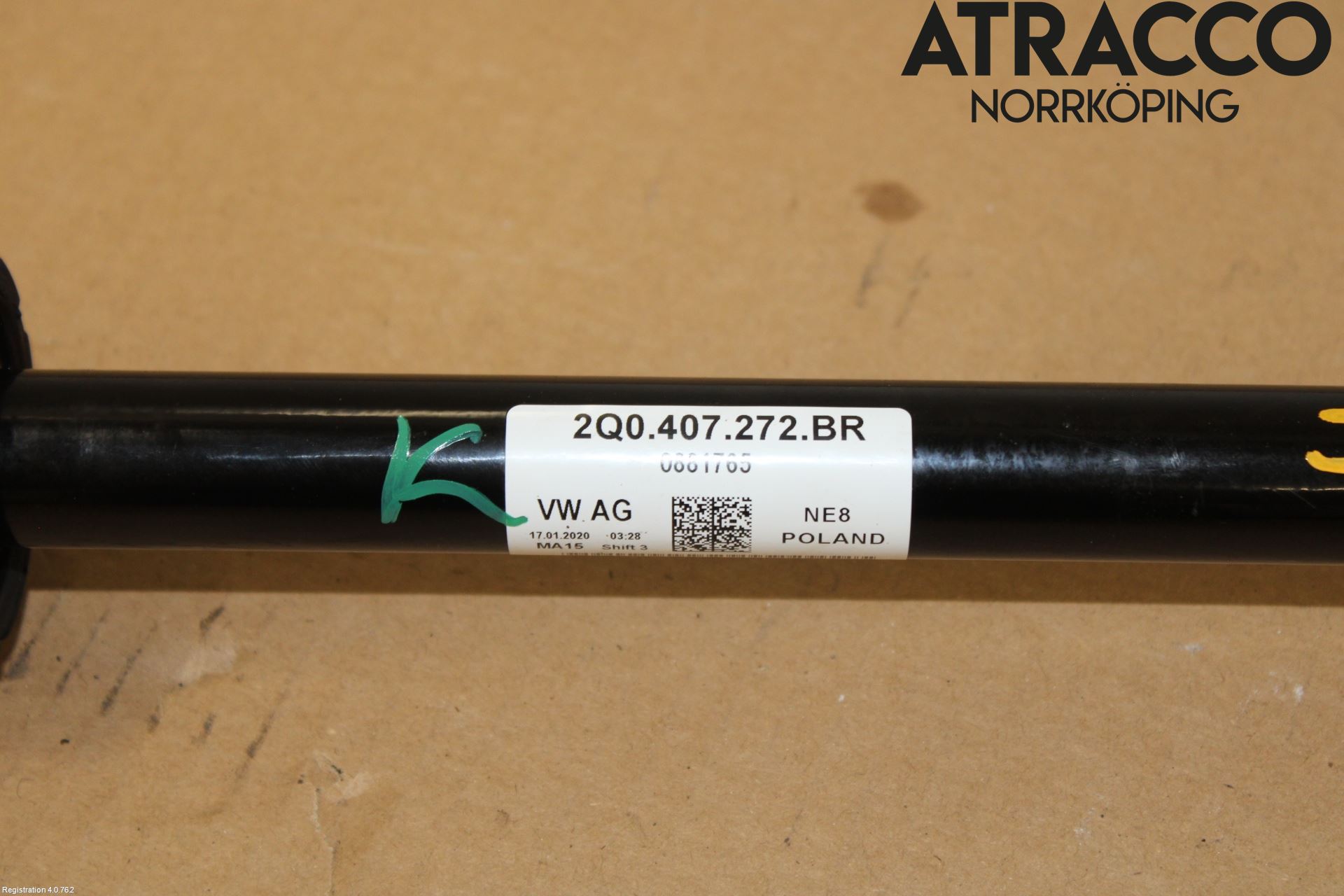 Seat IBIZA V 17-20 Drivaxel Fram Höger