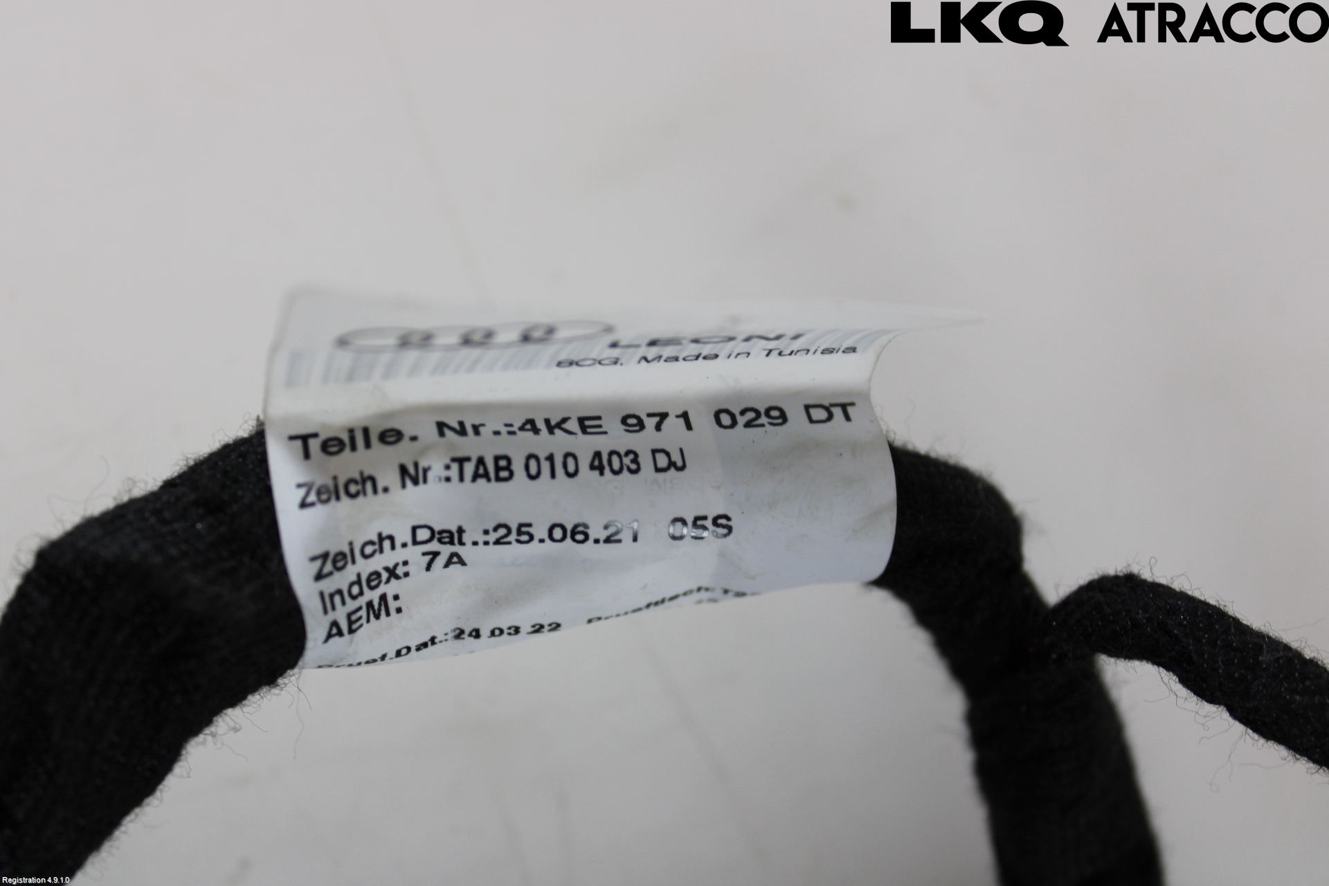 Audi E-TRON, S GE 19- Kabelhärva