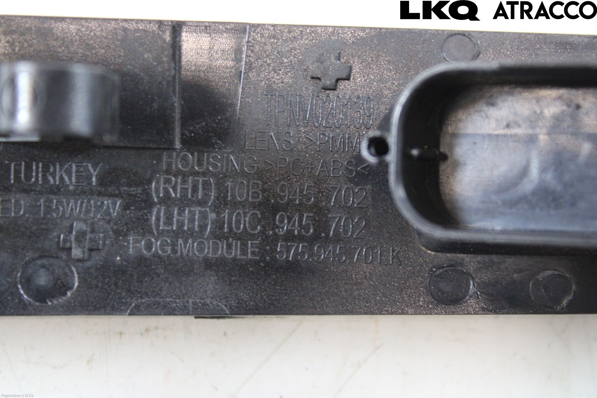 Volkswagen VW ID.3 21- Dimljus/Reflex Bak