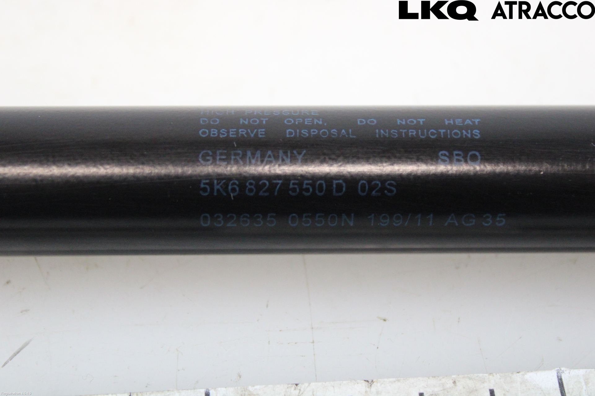 Volkswagen VW GOLF VI 09-13 Gasfjäder Baklucka