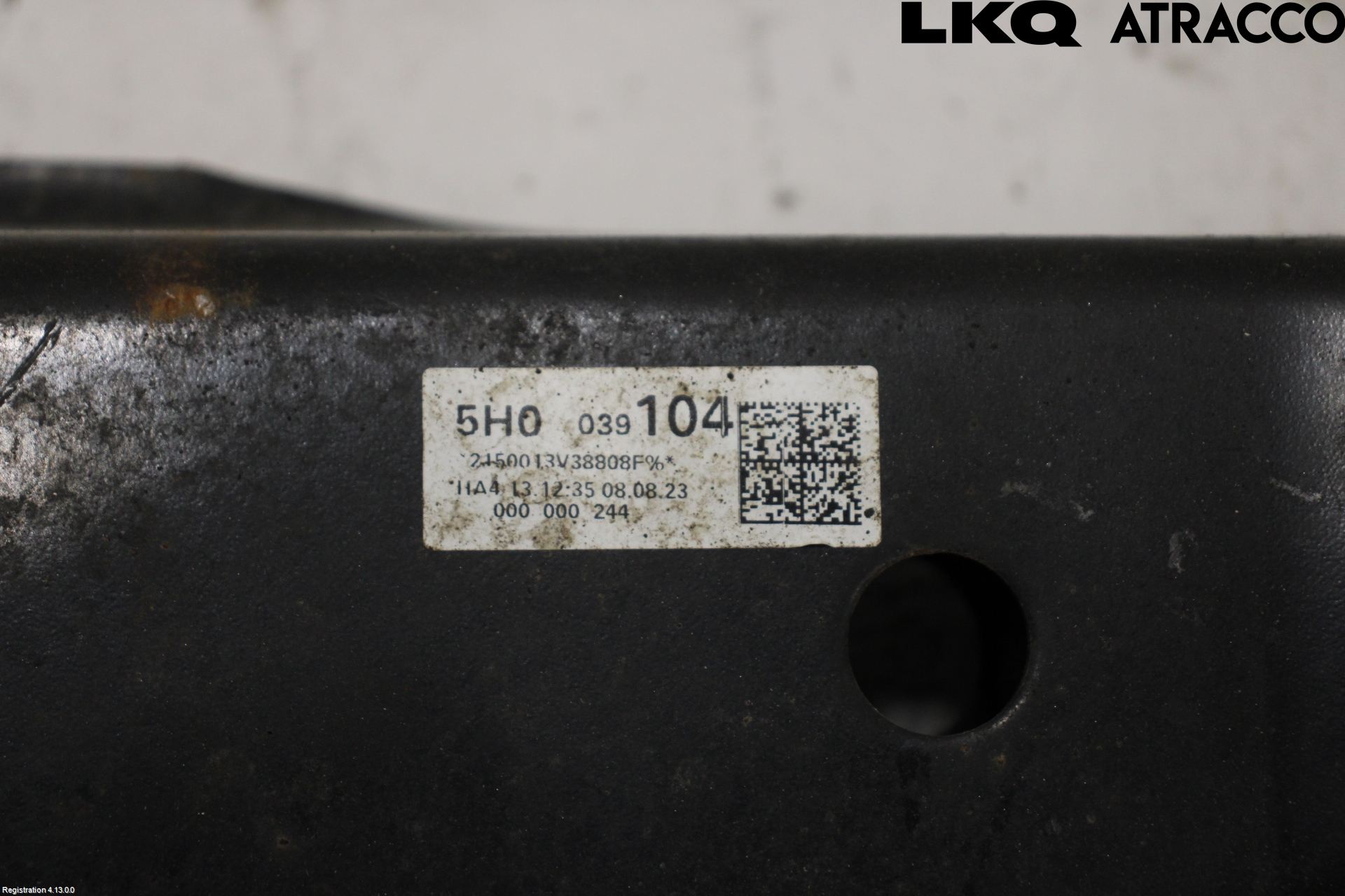 Volkswagen VW GOLF / E-GOLF VIII 20- Bakaxelbalk