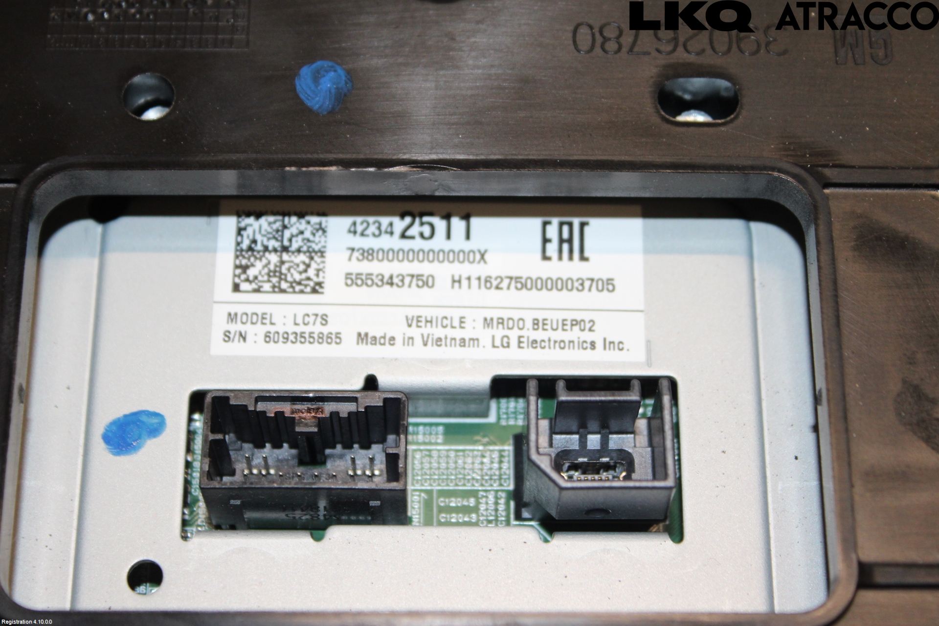 Opel ASTRA K 16-22 Bildskärm