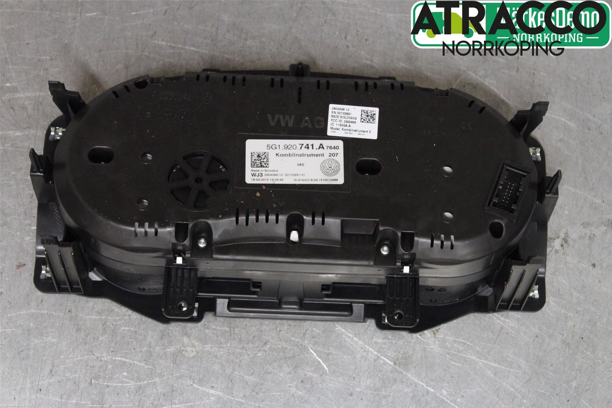 Volkswagen VW GOLF / E-GOLF VII 13-20 Instrument Komb