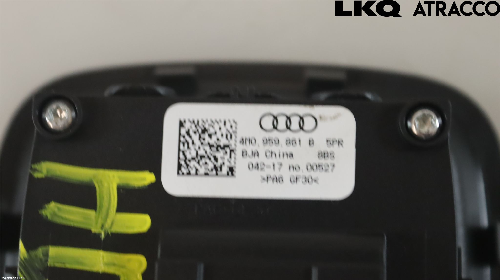 Audi Q7/SQ7 Strömställare Stolregler