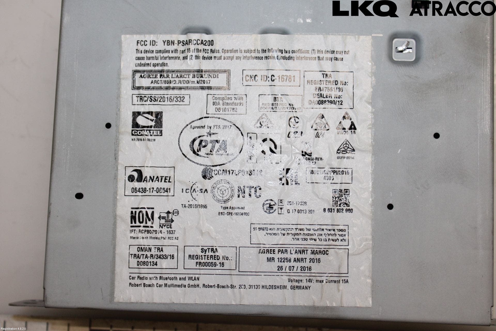 Citroen C3 AIRCROSS 18-23 Cd Radio - Multimediapanel