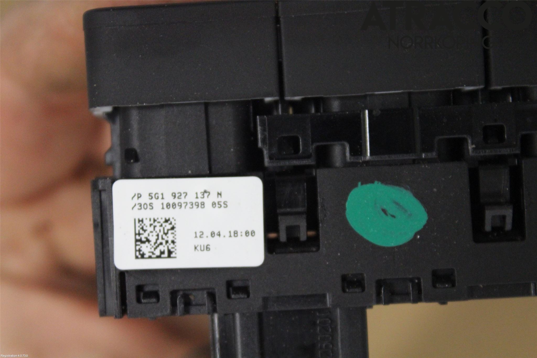 Volkswagen VW GOLF / E-GOLF VII 13-20 Strömställare Multifunktion