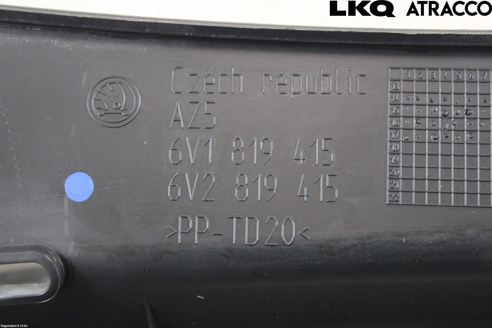 Skoda FABIA 15-21 Torpedplåt-Torpedplast