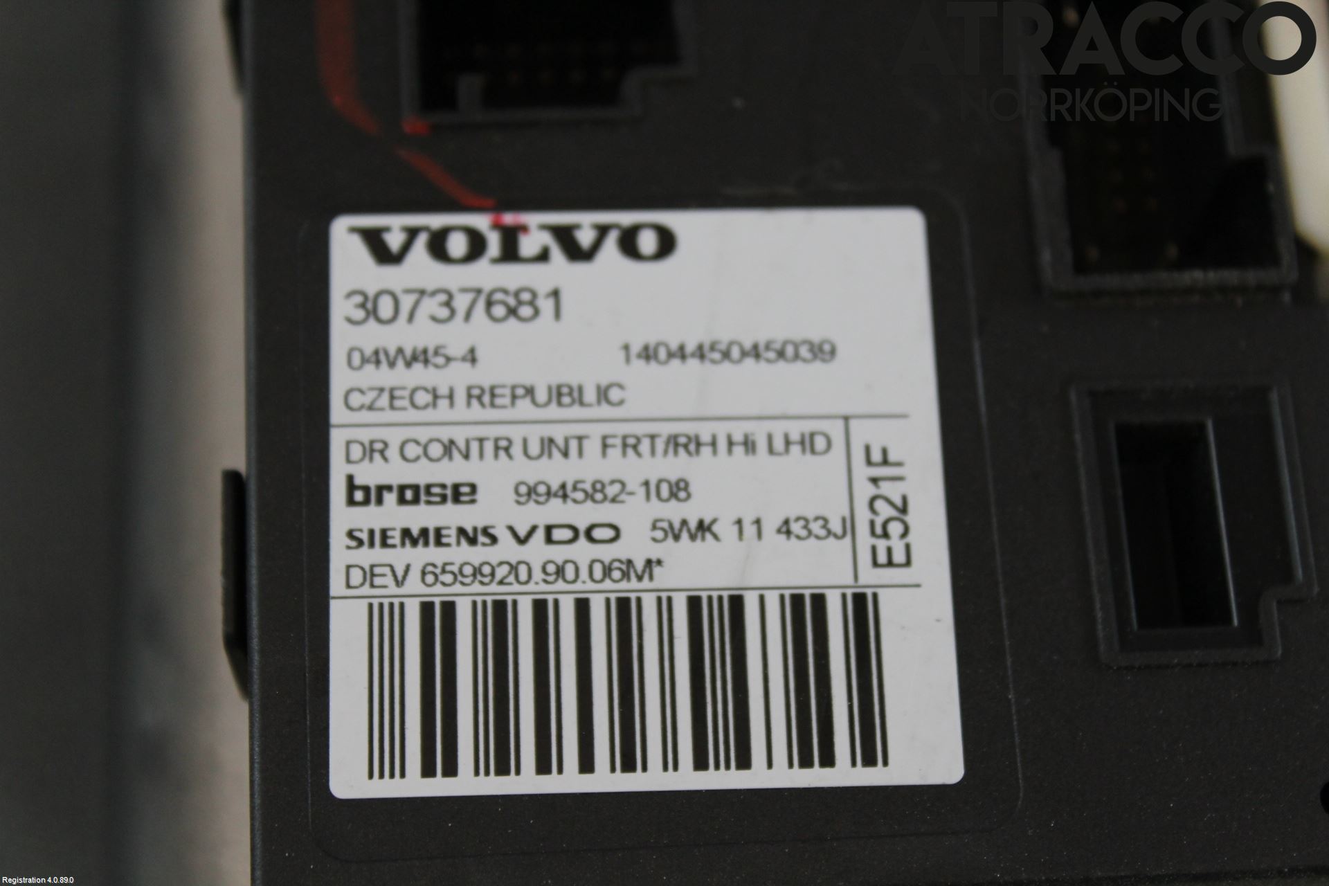 Volvo V50 04-07 Fönsterhiss El Kompl