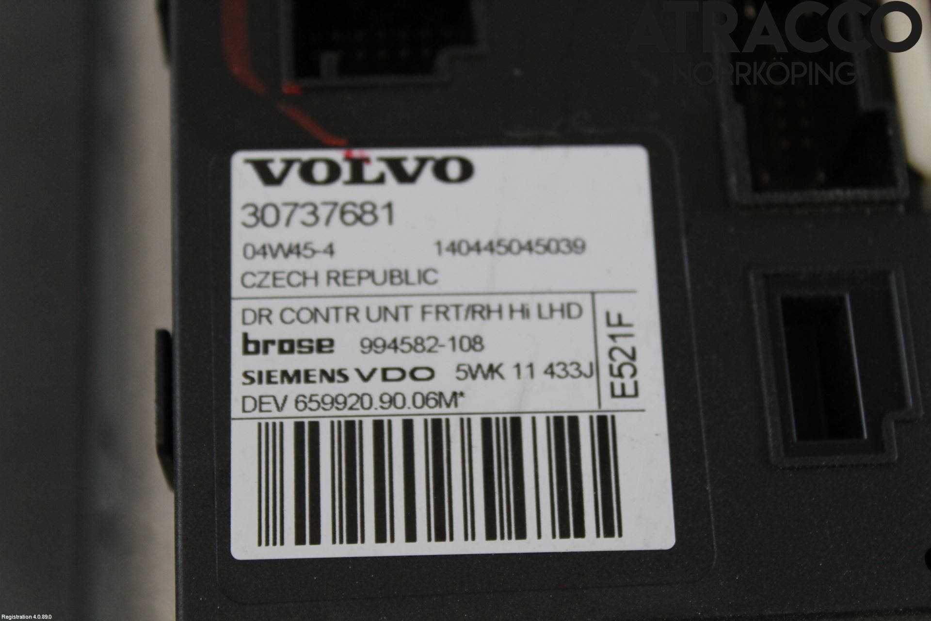 Volvo V50 04-07 Fönsterhiss El Kompl