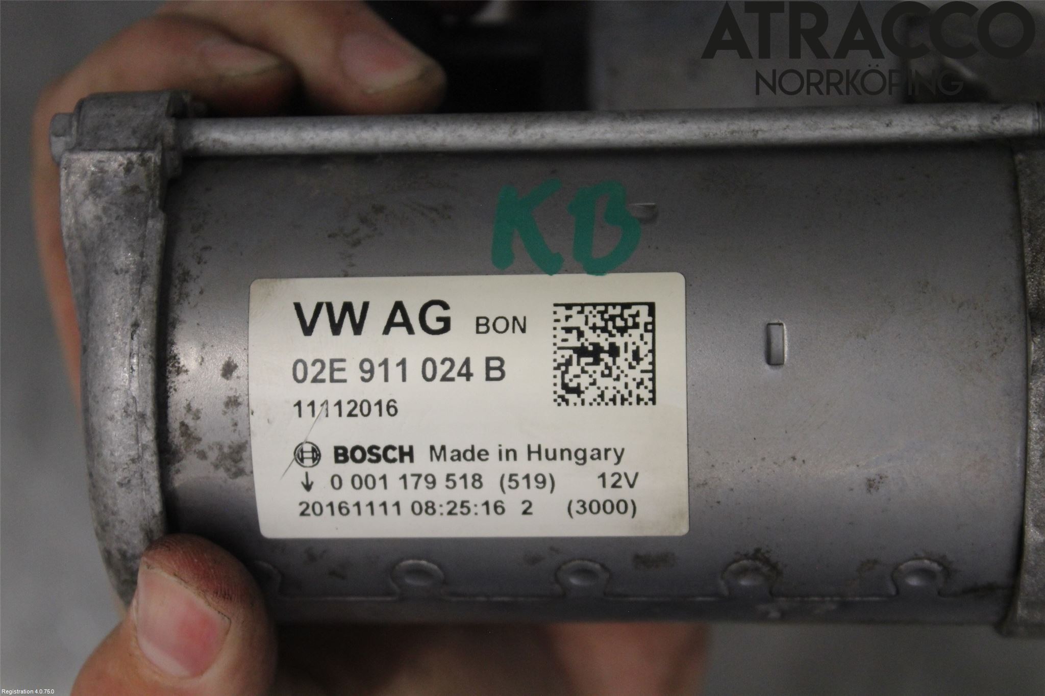 Volkswagen VW GOLF / E-GOLF VII 13-20 Startmotor