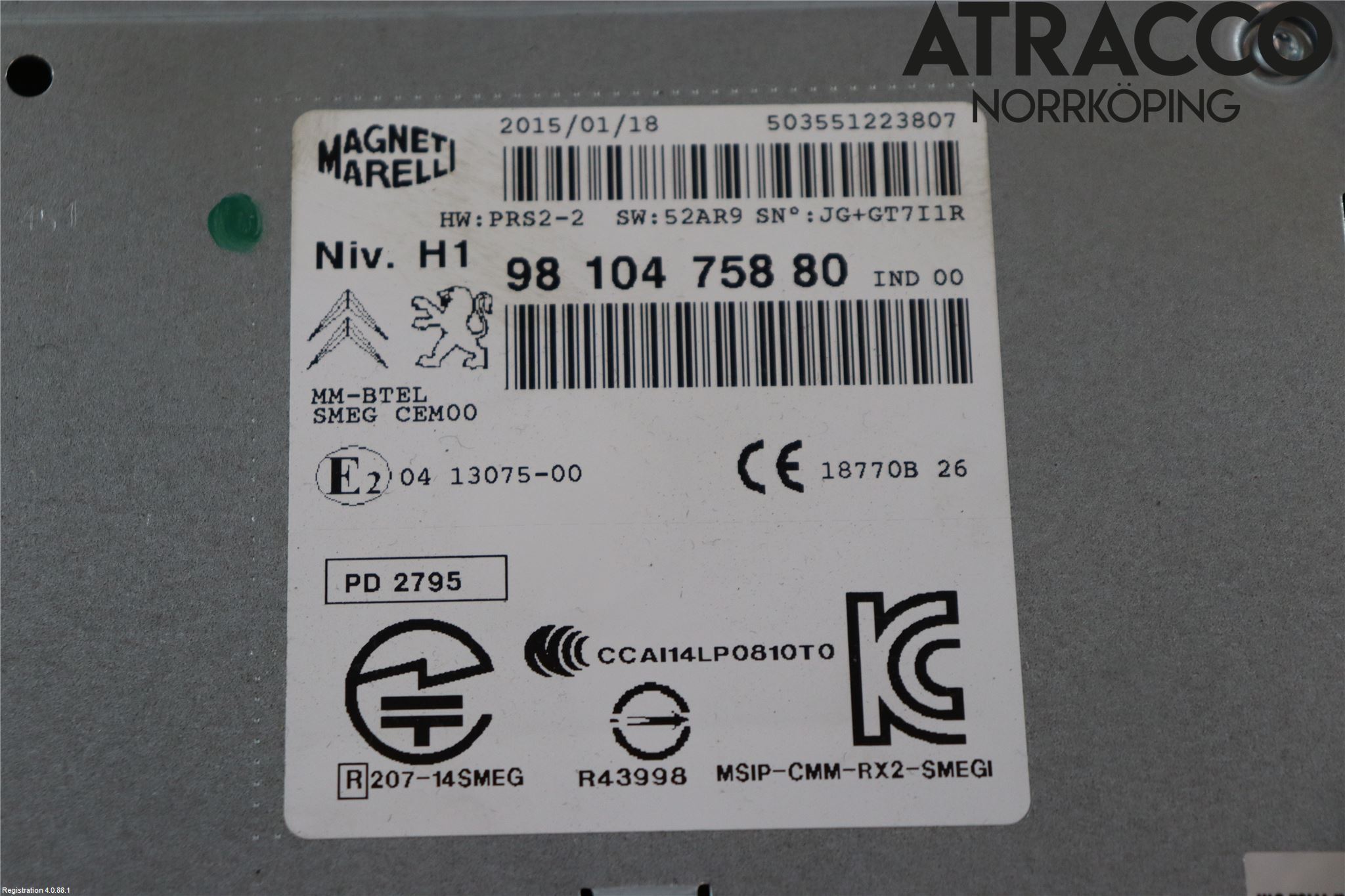 Peugeot 308 14-21 Radio