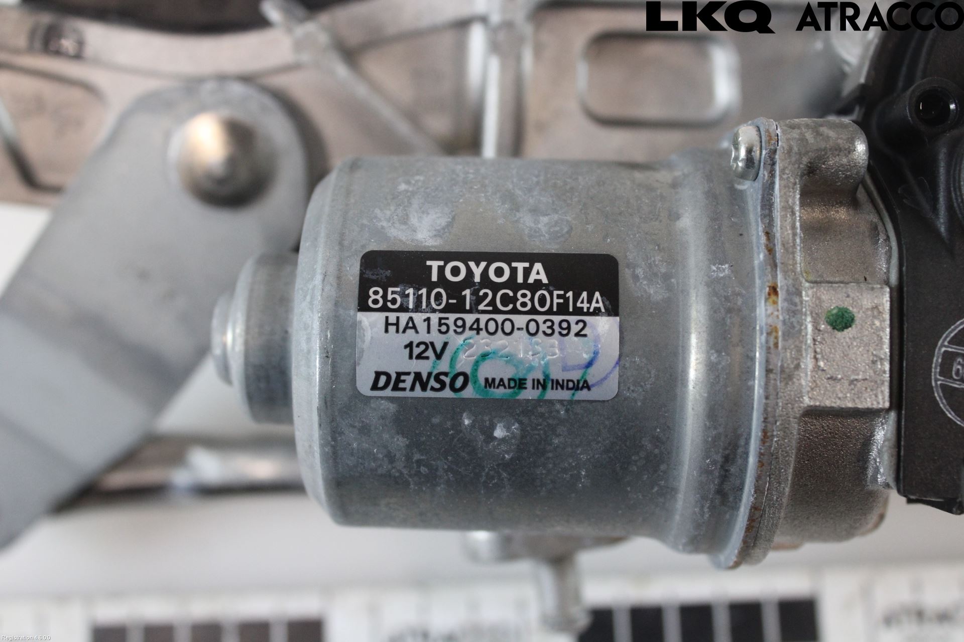 Toyota COROLLA 19- Torkarmekanism Vindruta