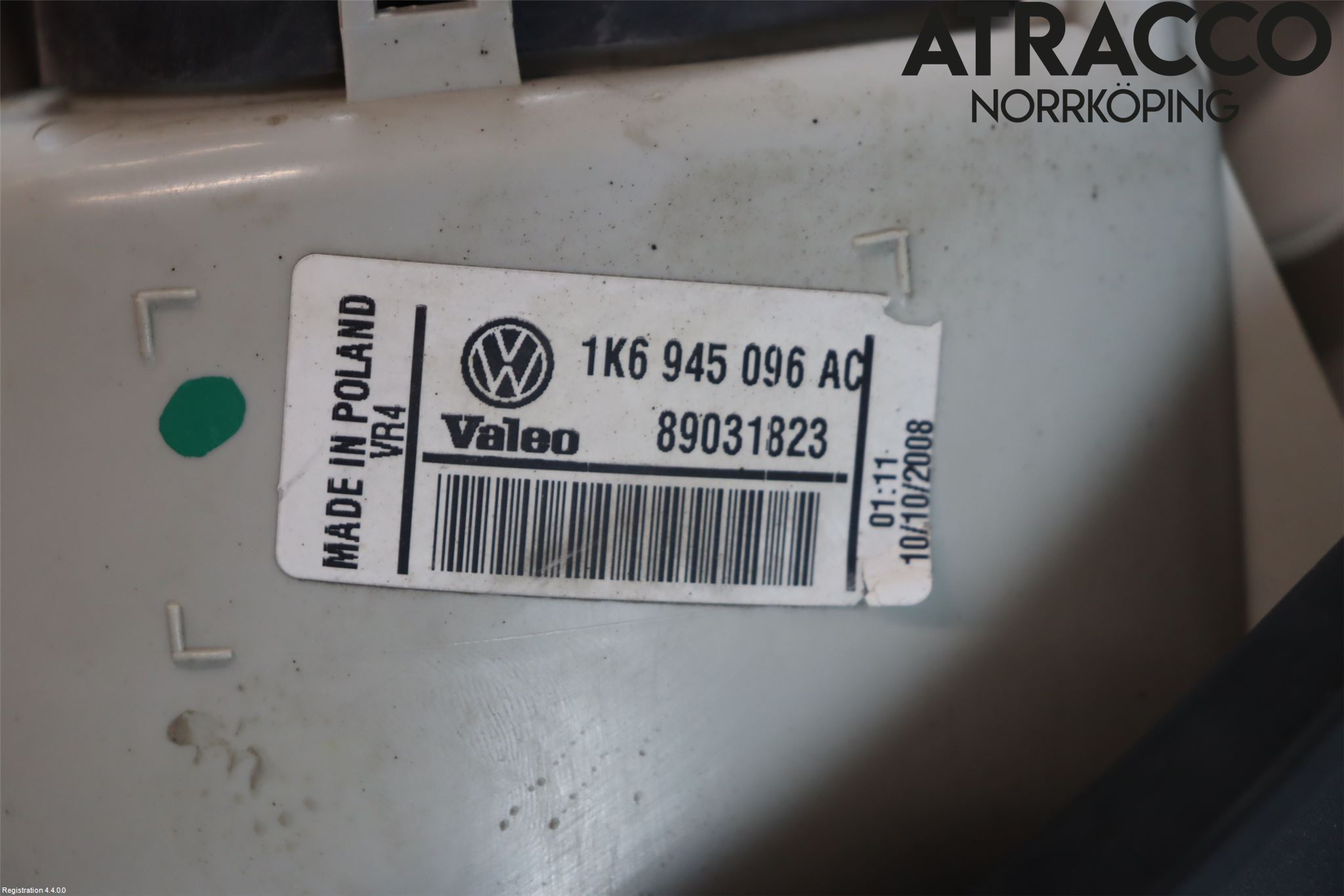 Volkswagen VW GOLF V 04-09 Bakljus Höger